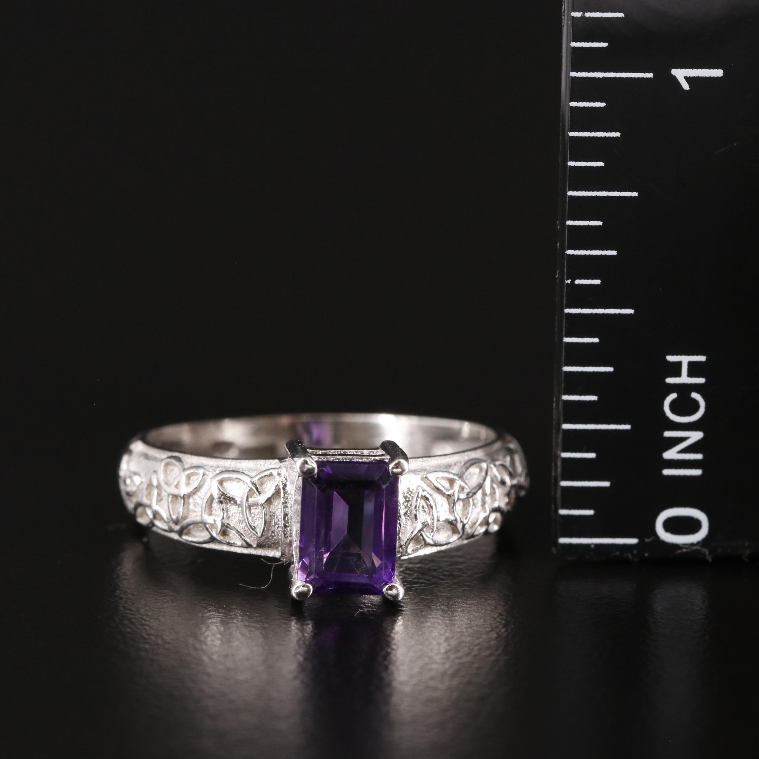 Sterling Amethyst Ring