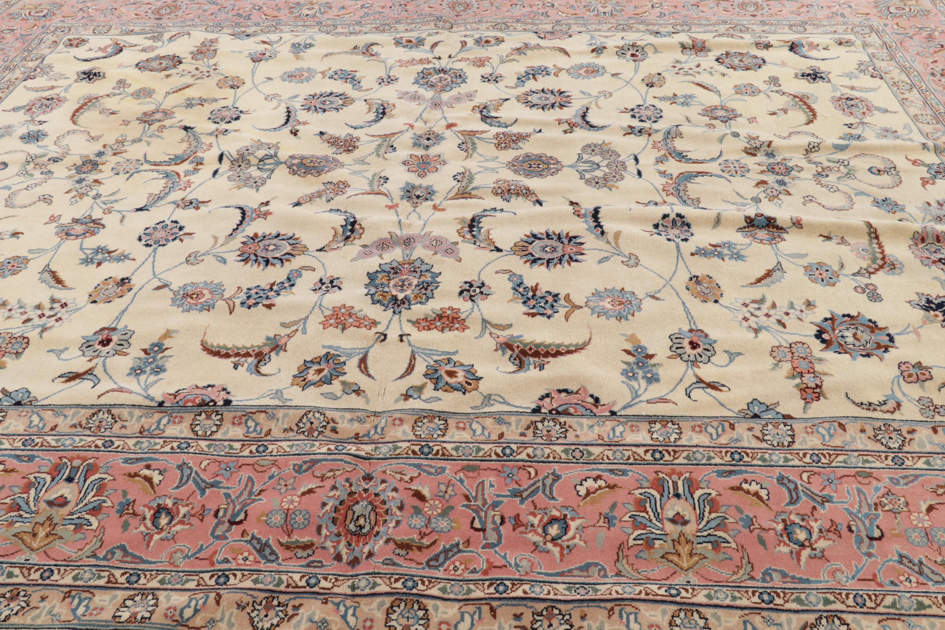 8'11 x 12'6 Hand-Knotted Romani-Persian Tabriz Room Sized Rug