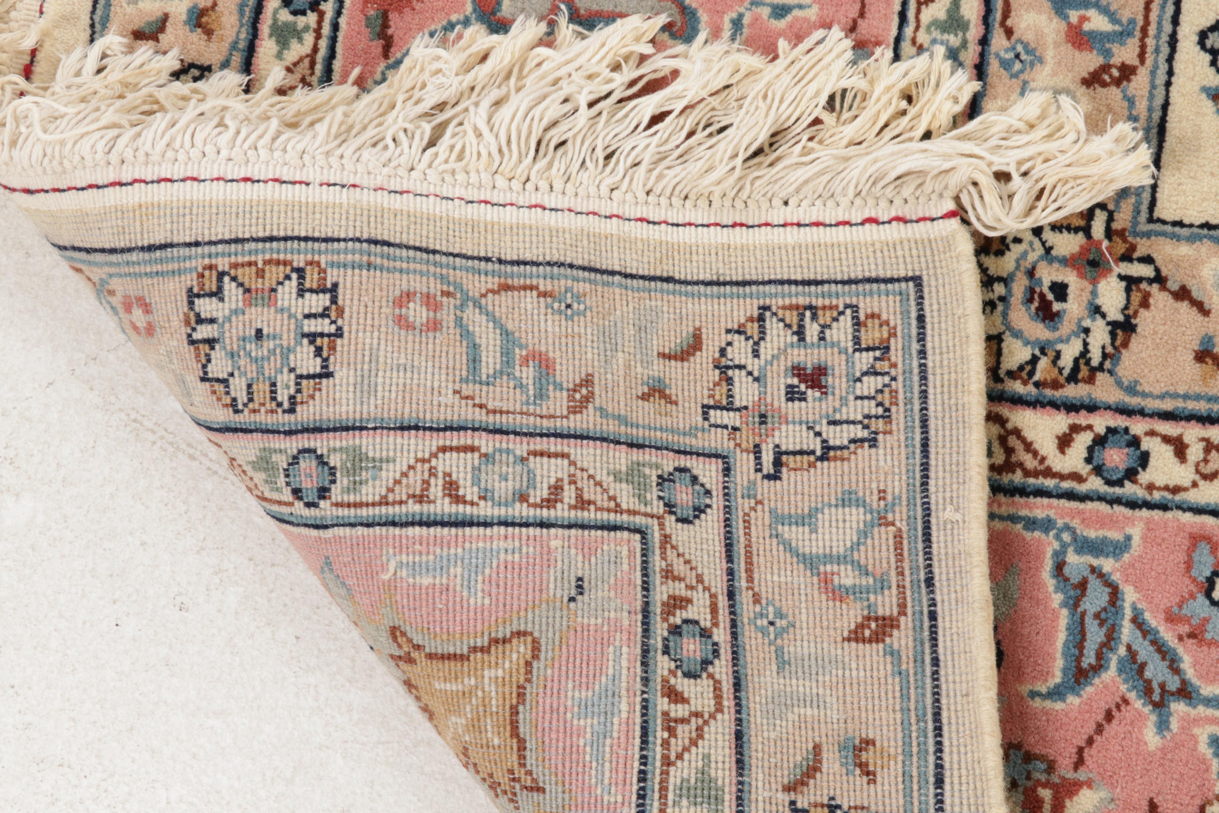 8'11 x 12'6 Hand-Knotted Romani-Persian Tabriz Room Sized Rug