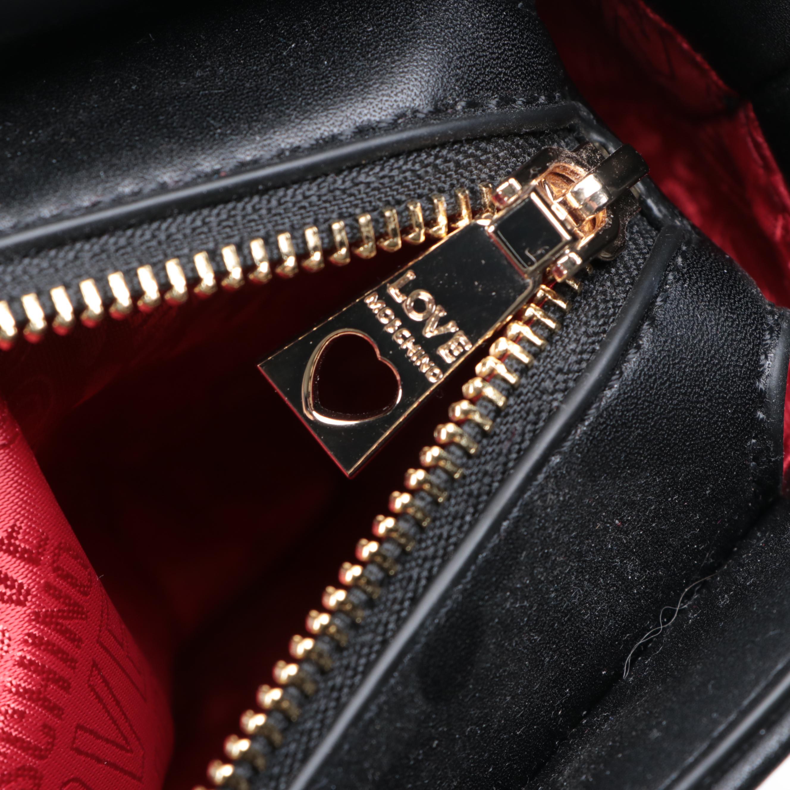 Love Moschino Logo Tote in Leather