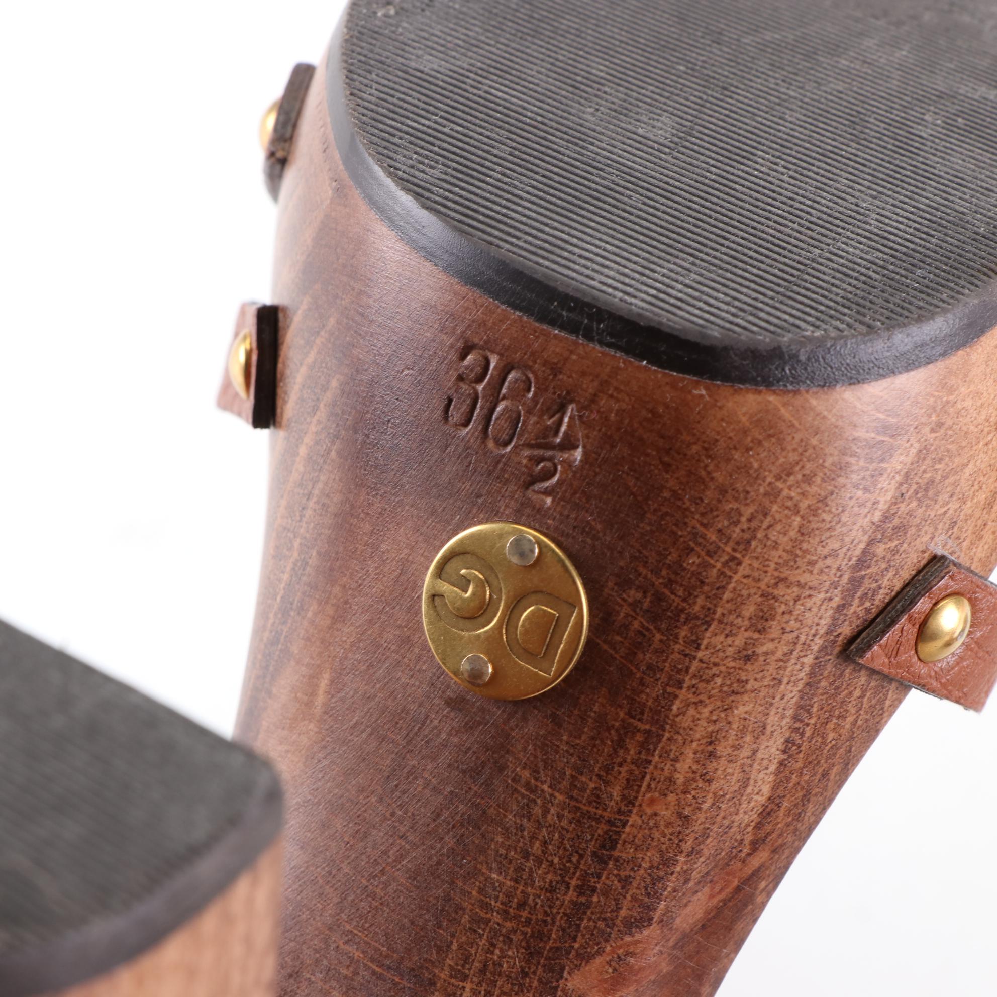 Dolce & Gabbana Platform Decollete Patchwork T-Strap Sandals with Box