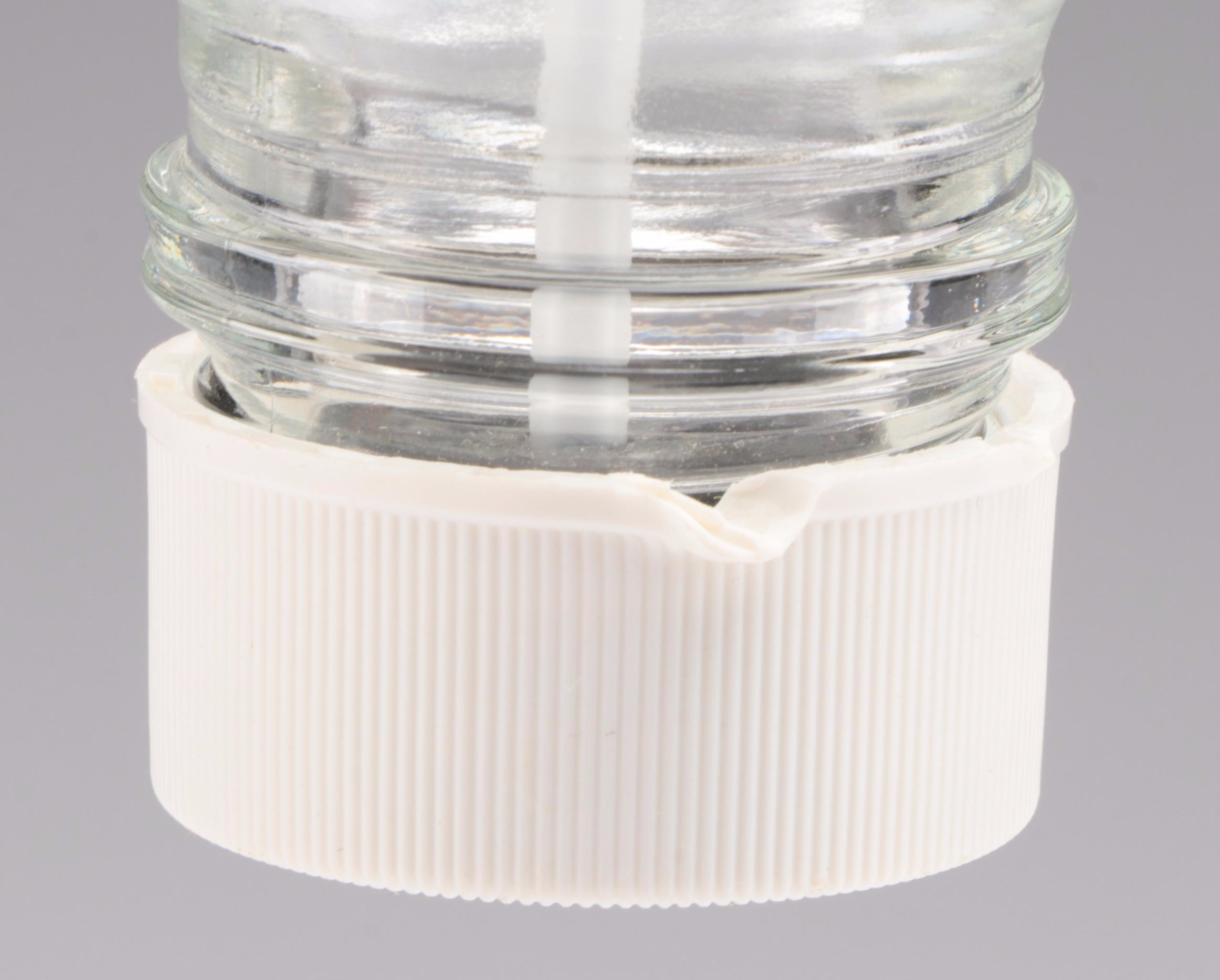 Neo-Art Inc. Hospital Booze Personalized Glass Liquor Decanter, 1970s