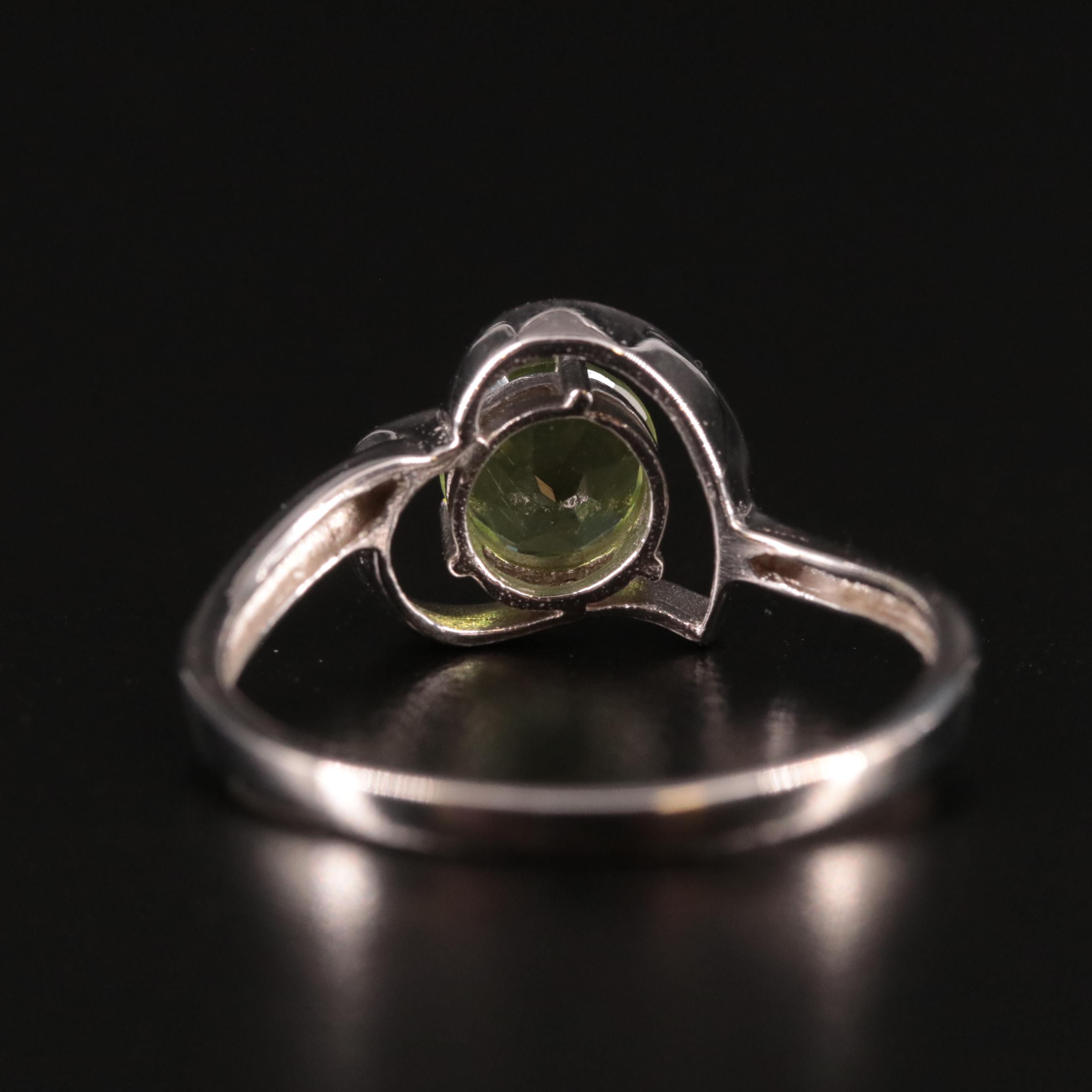 Sterling Peridot Ring
