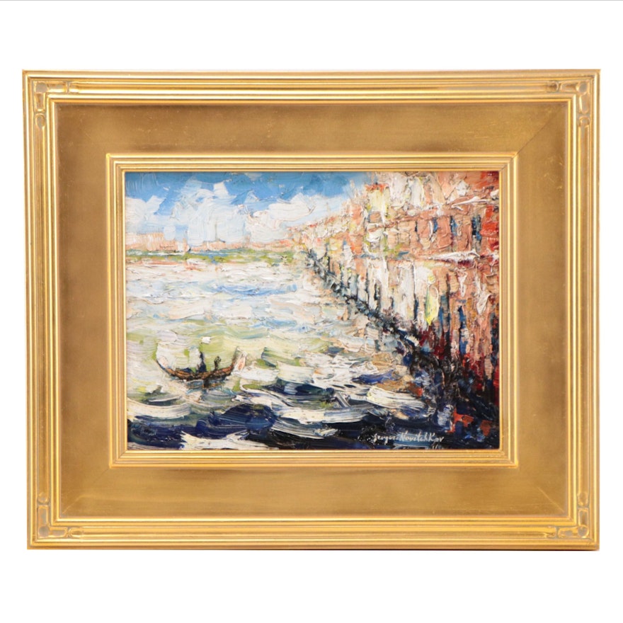 Serguei Novitchkov Oil Painting "Grand Canal, Venice," 2023
