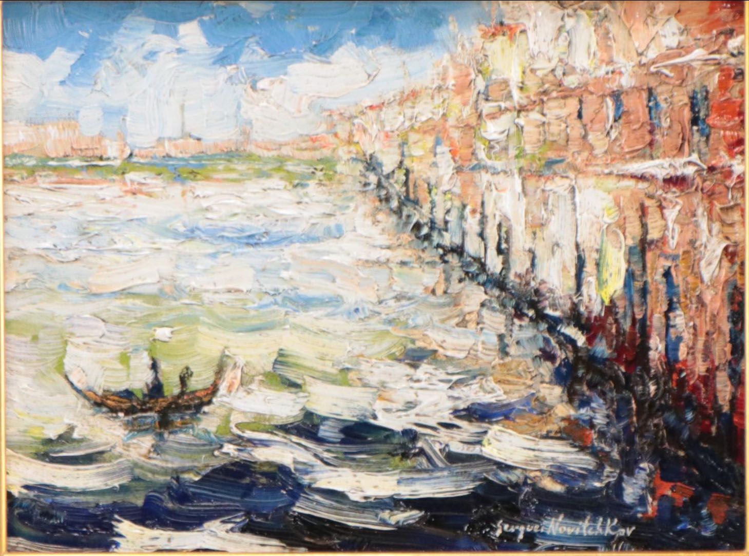 Serguei Novitchkov Oil Painting "Grand Canal, Venice," 2023