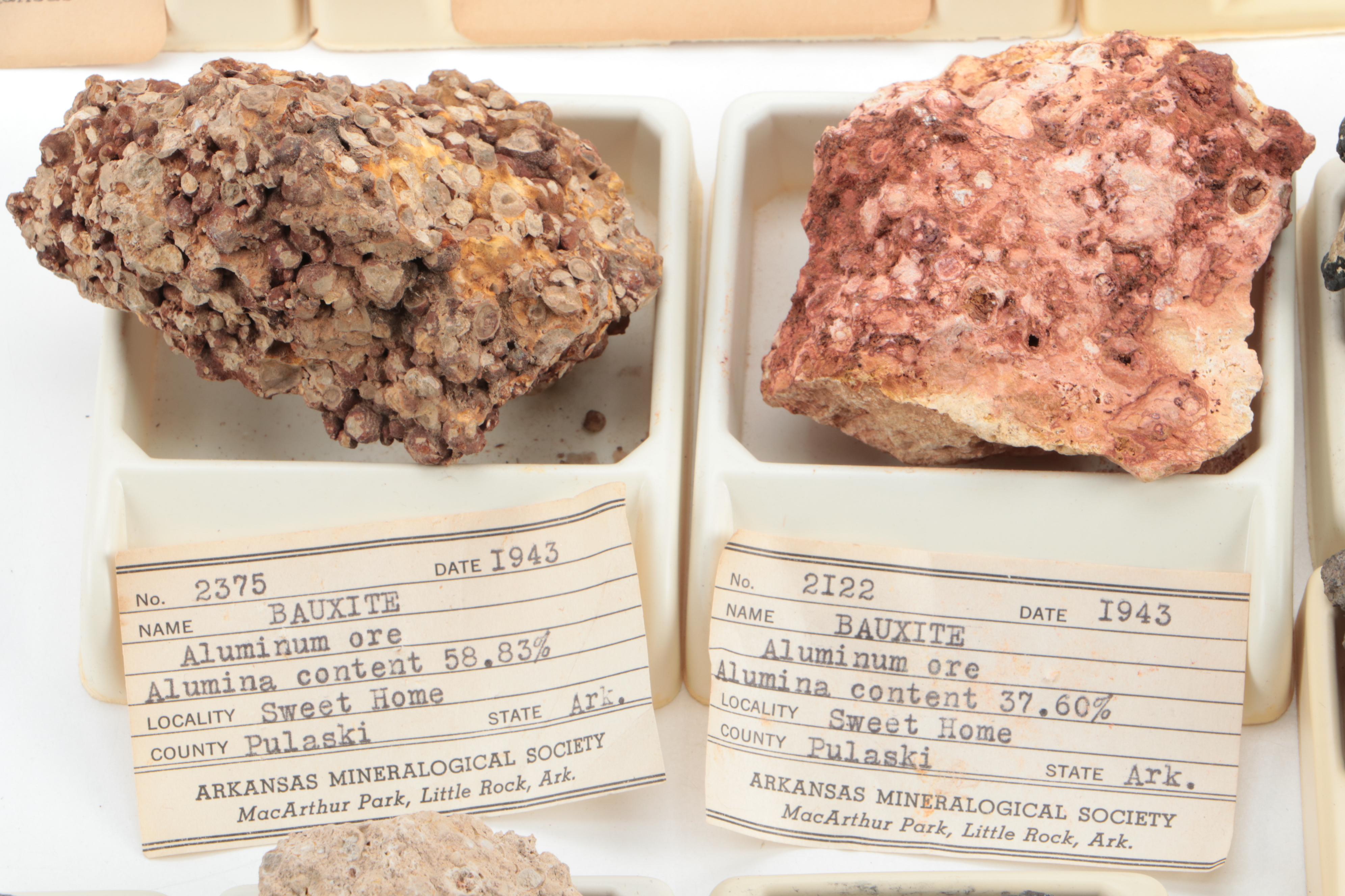 Native Copper, Silver Ore, Galenite and Other Mineral and Ore Specimens