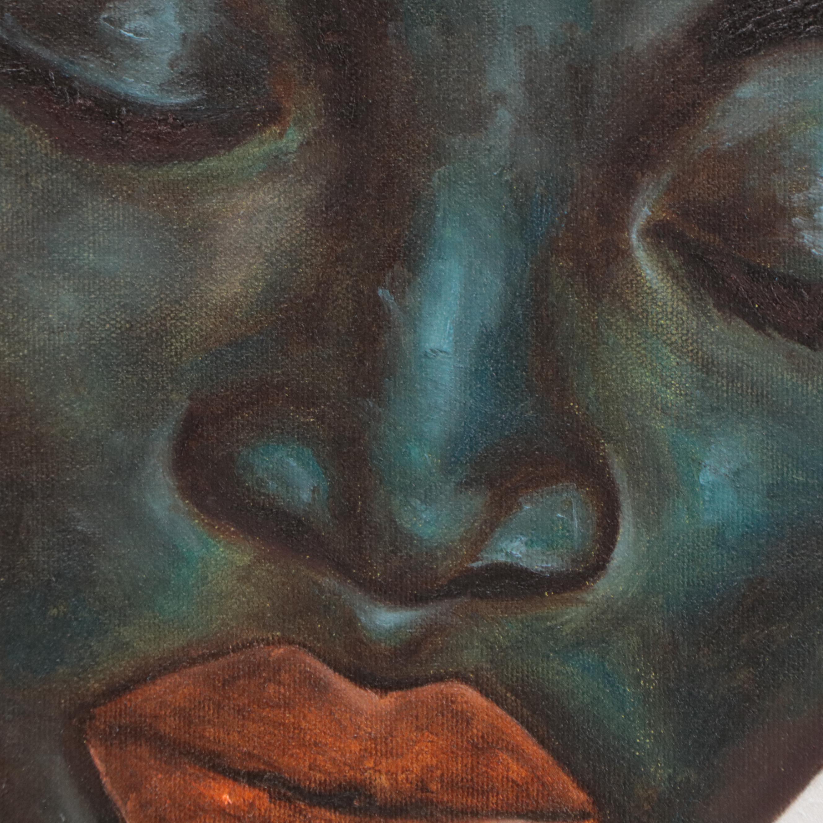 Oluwakemi Omowaire Oil Painting "To Transcend," 21st Century