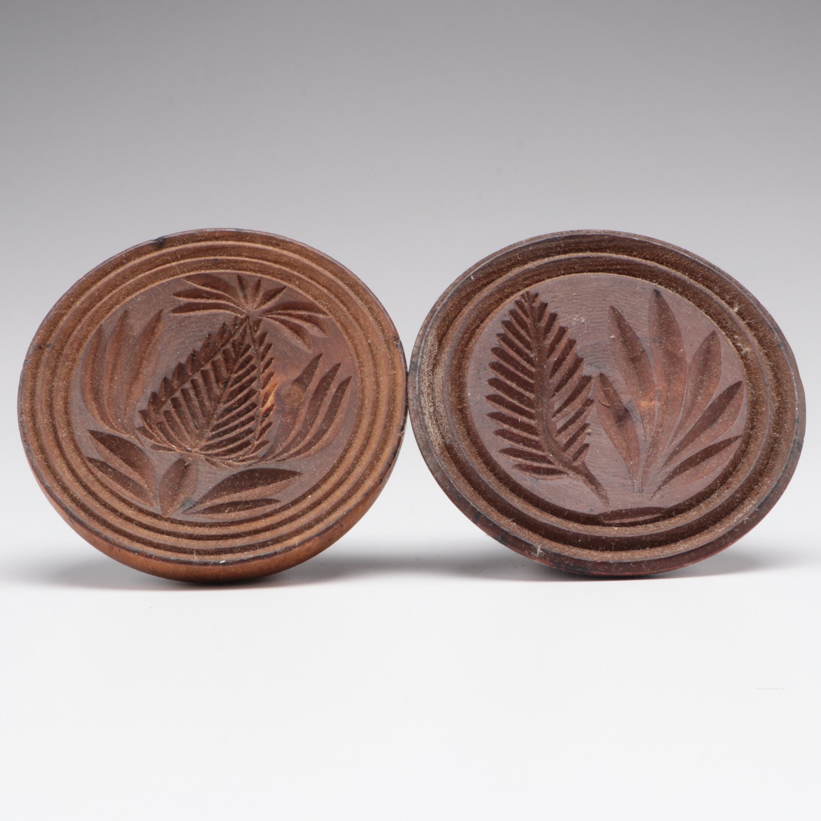 Wooden Butter Molds and Stamps with Other Kitchenware and Décor