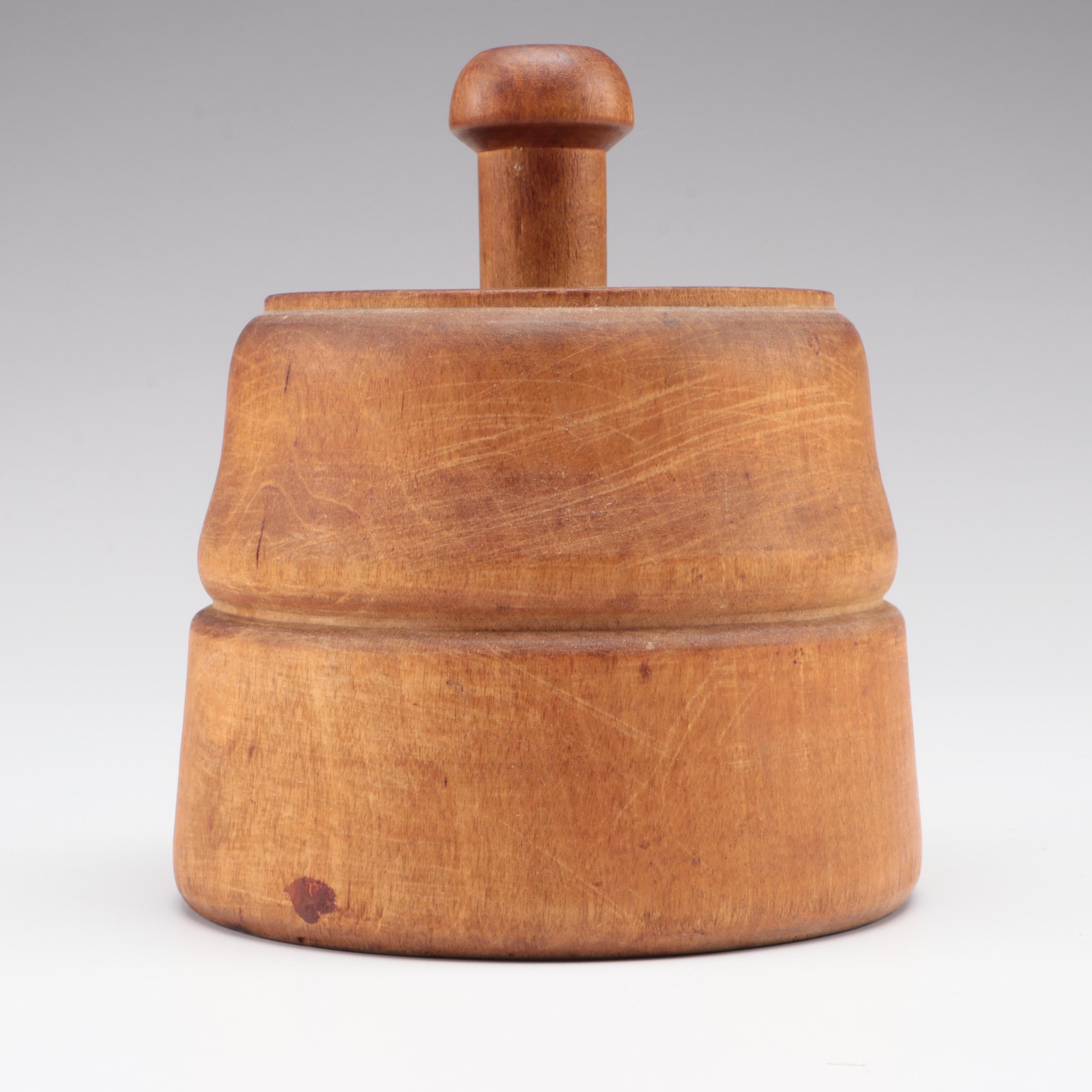 Wooden Butter Molds and Stamps with Other Kitchenware and Décor