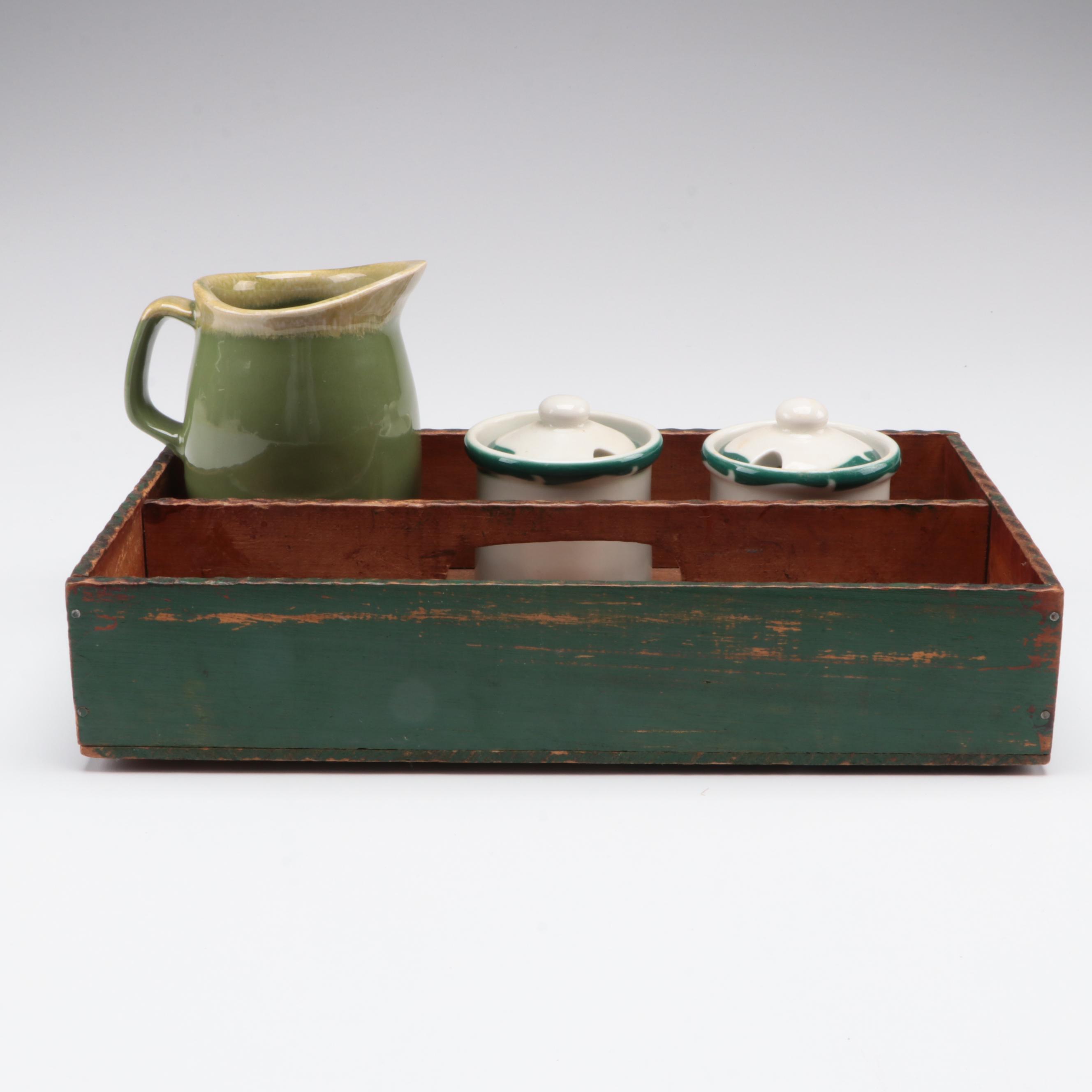 Wooden Butter Molds and Stamps with Other Kitchenware and Décor