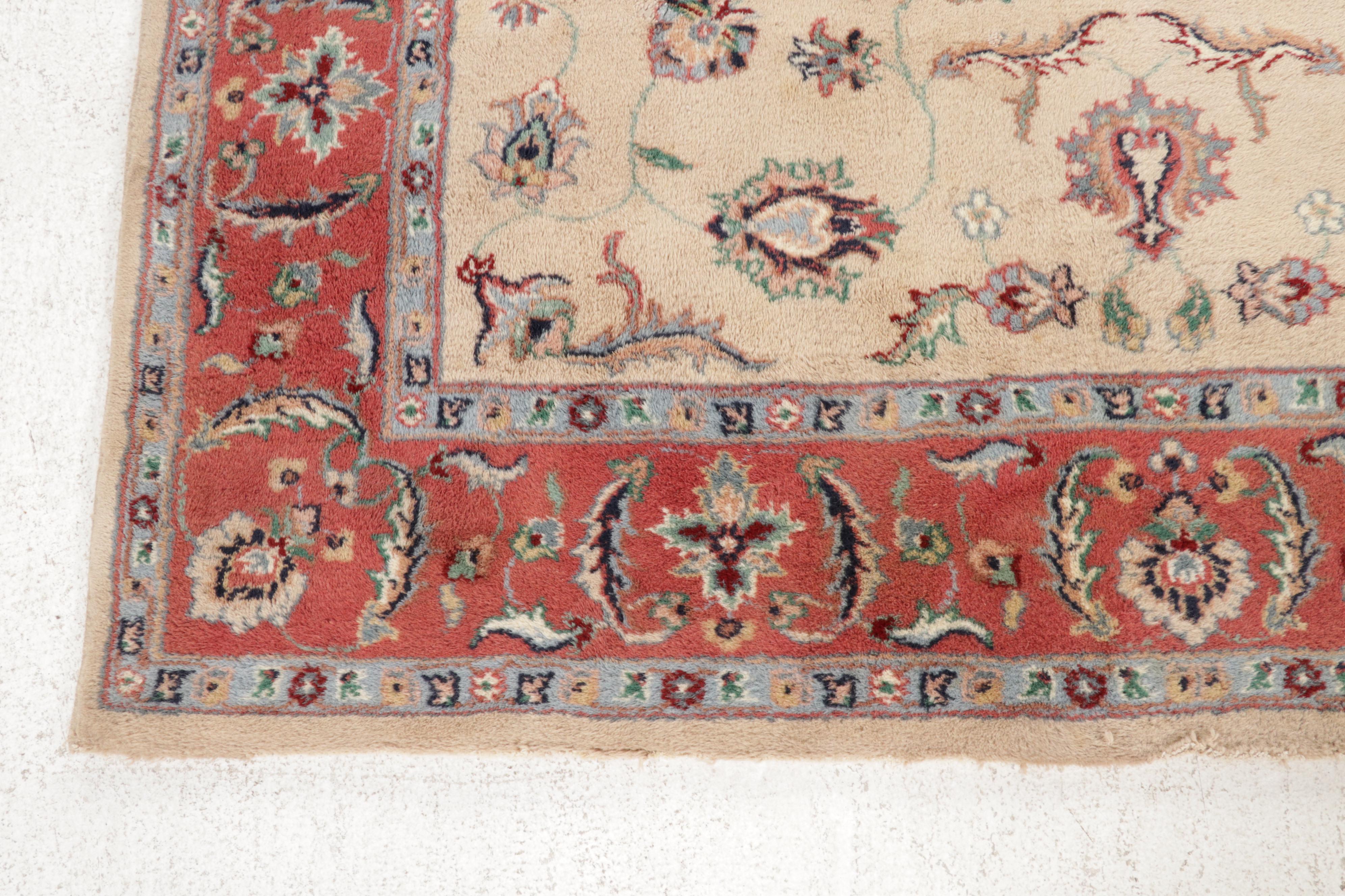 5'5 x 8'5 Hand-Knotted Indo-Persian Tabriz Area Rug