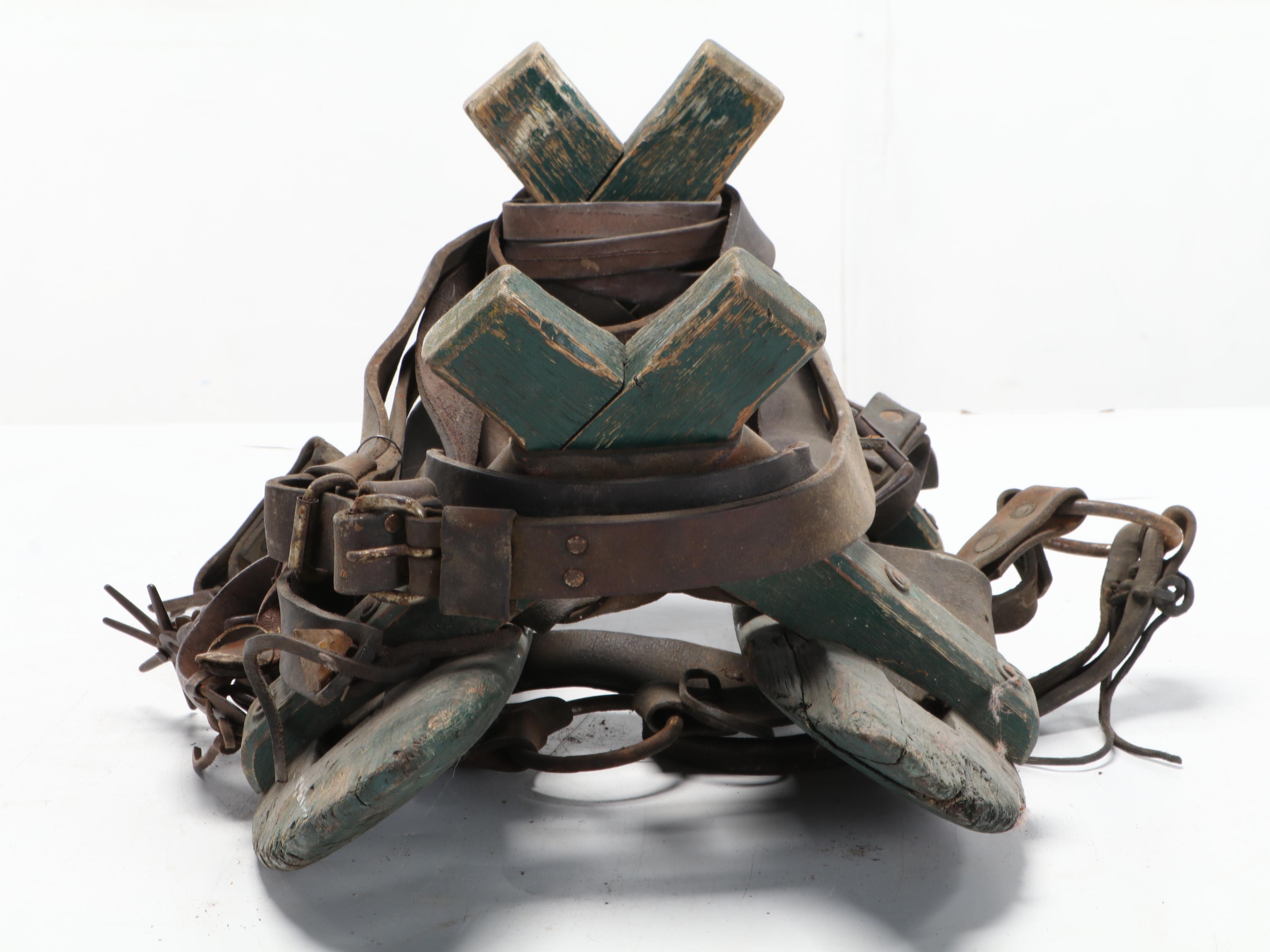 Primitive Sawbuck Pack Saddle With Leather Bindings