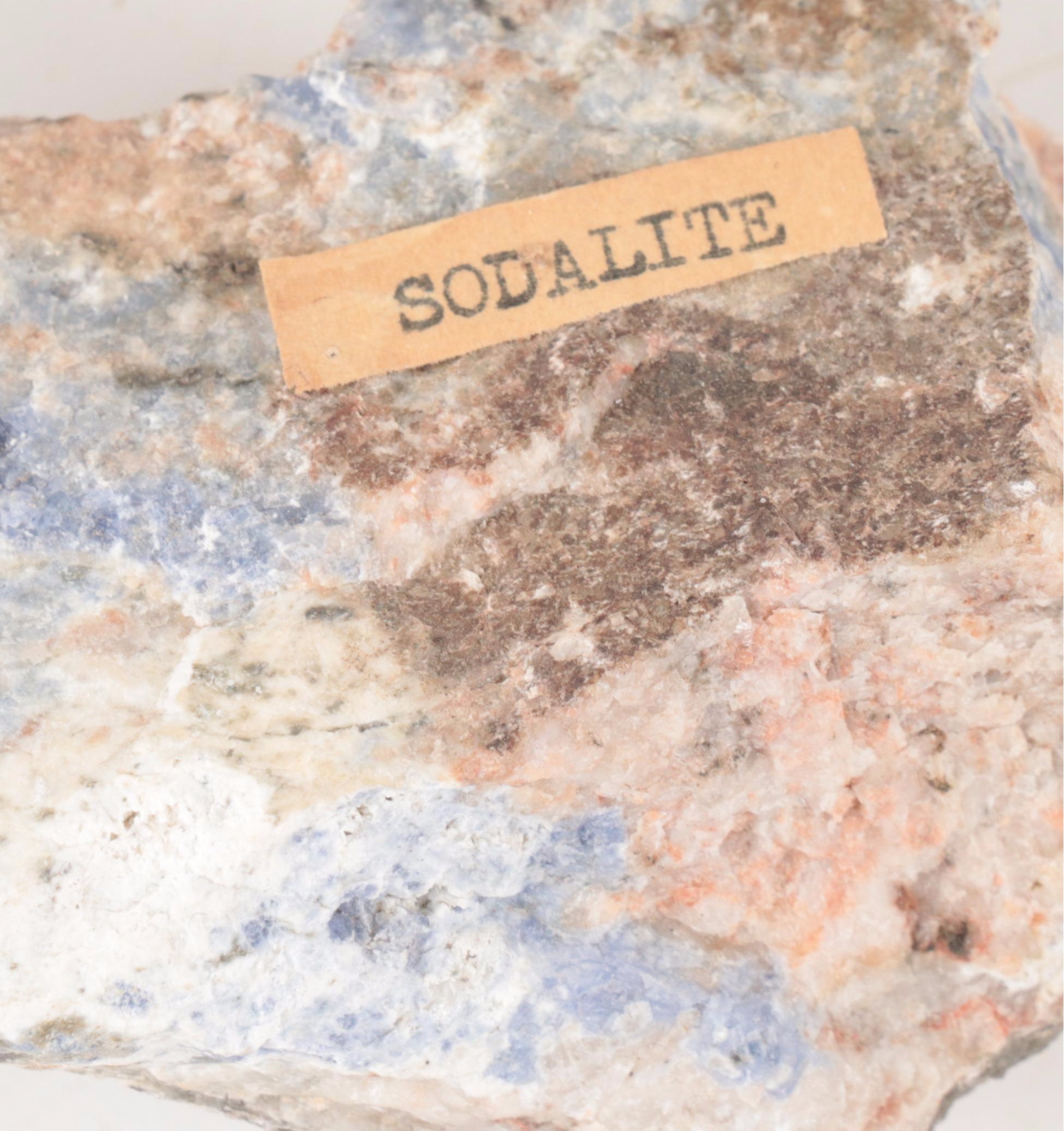 Raw Sodalite and Quartz Specimens