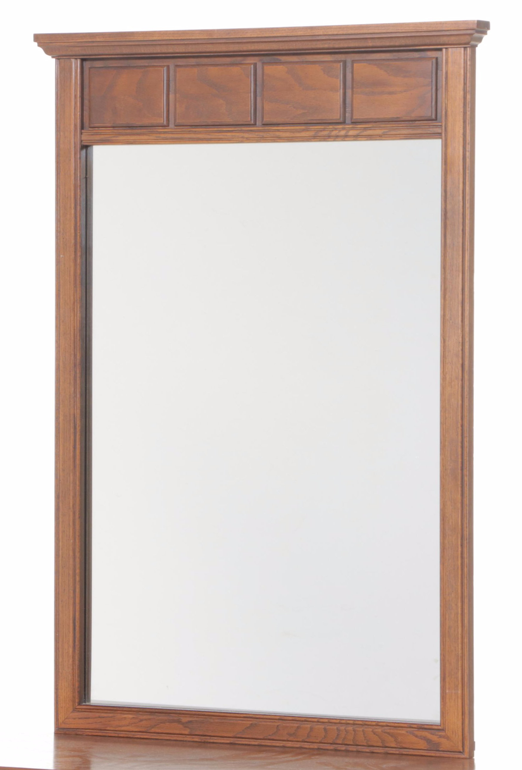 Kroehler French Provincial Style Oak Nine-Drawer Dresser