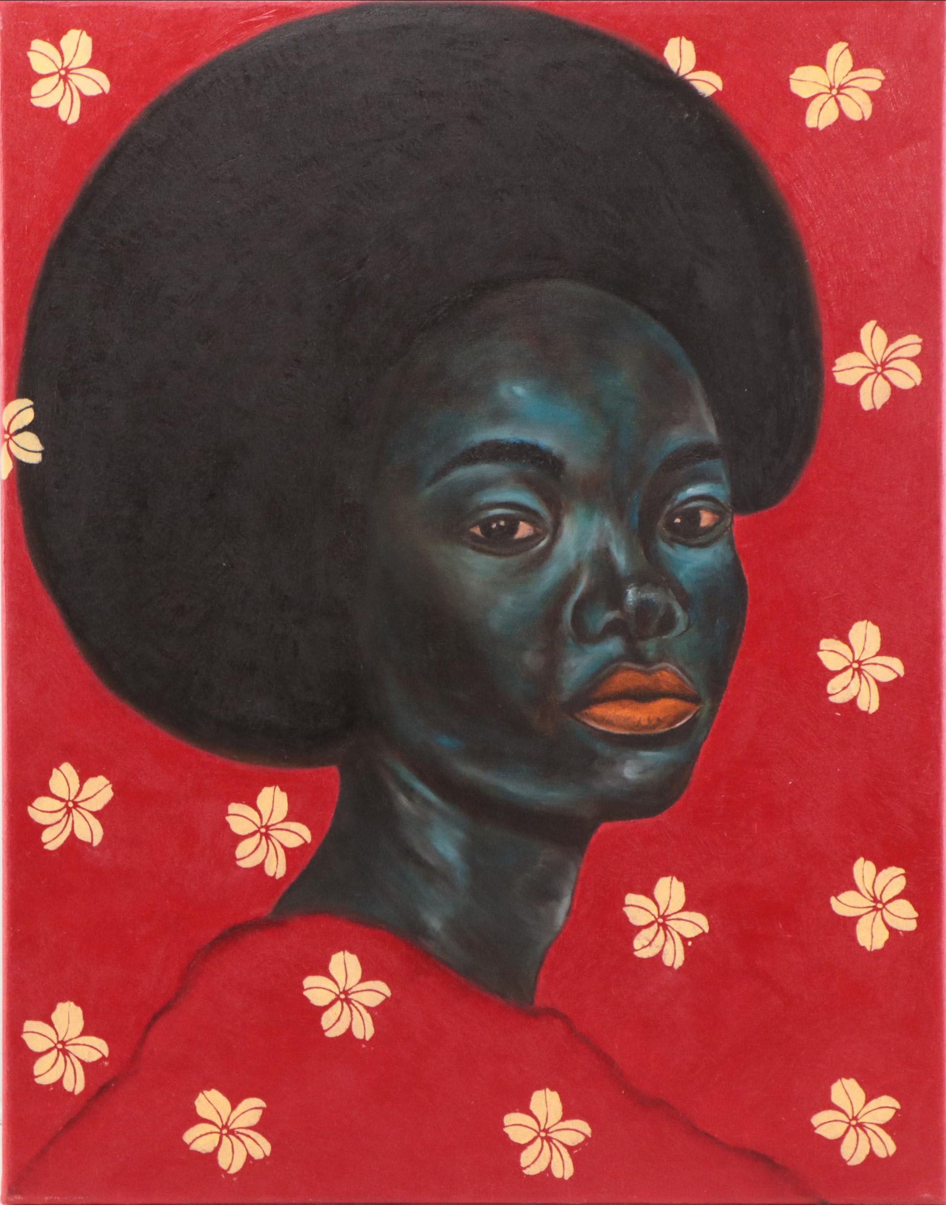 Oluwakemi Omowaire Oil Painting "When You Left," 2023