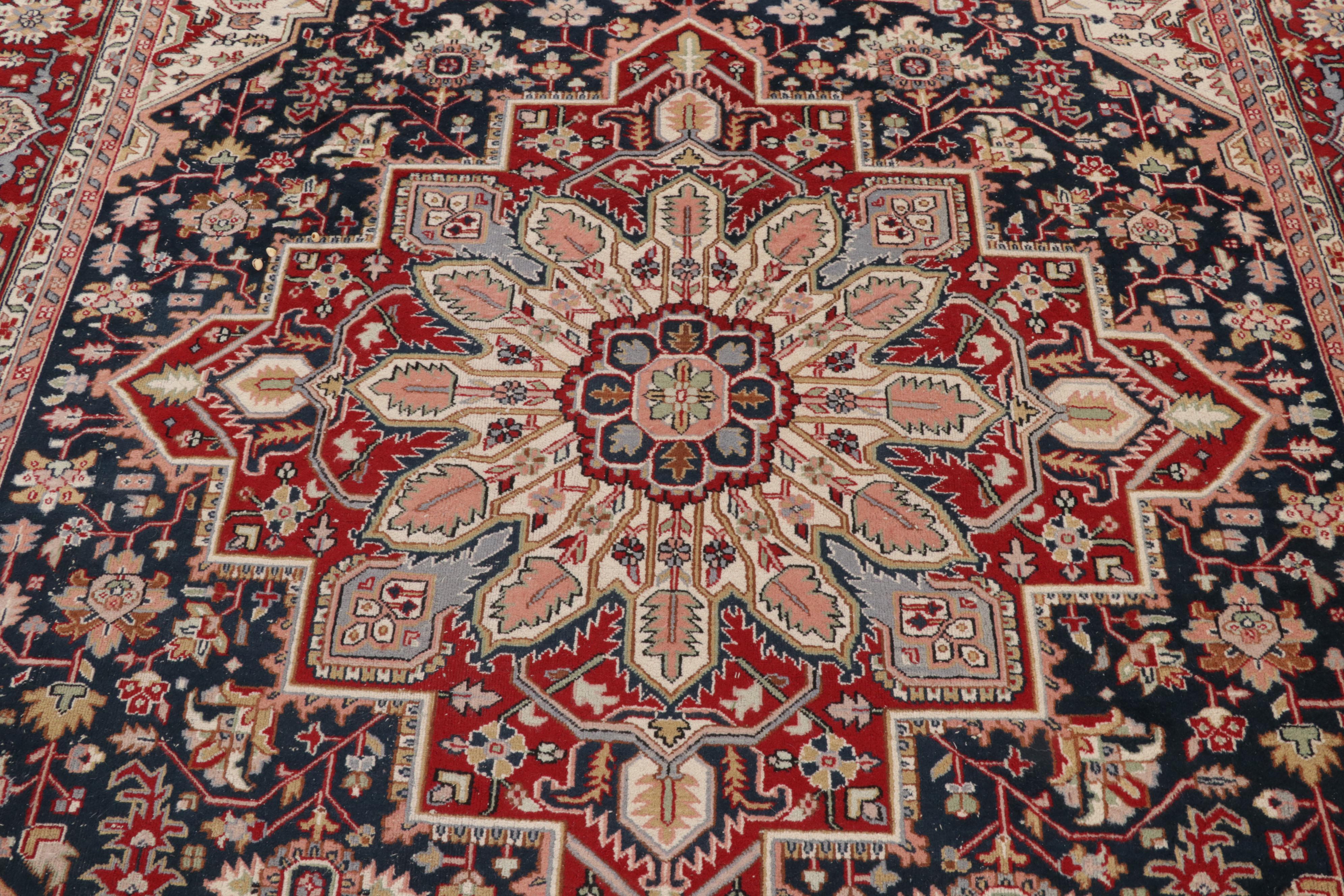 8'9 x 12'2 Hand-Knotted Persian Heriz Room Sized Rug