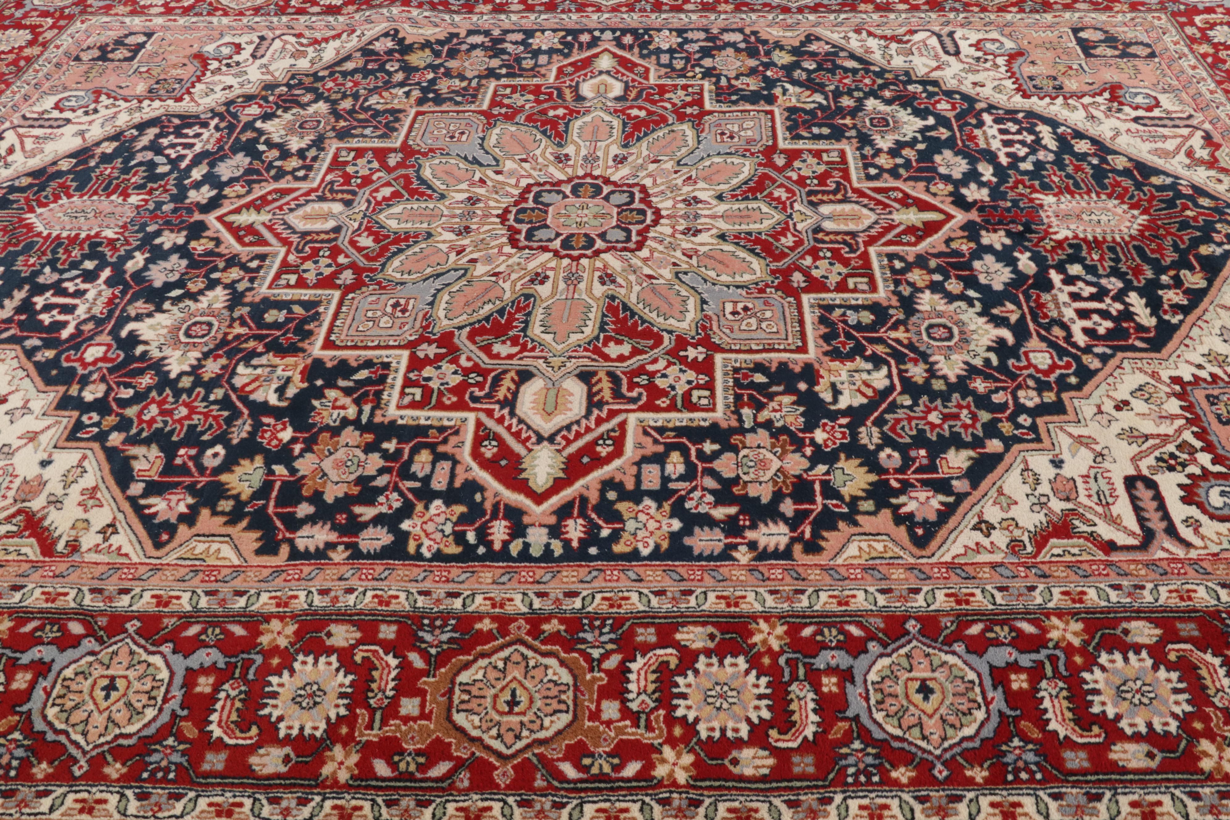 8'9 x 12'2 Hand-Knotted Persian Heriz Room Sized Rug