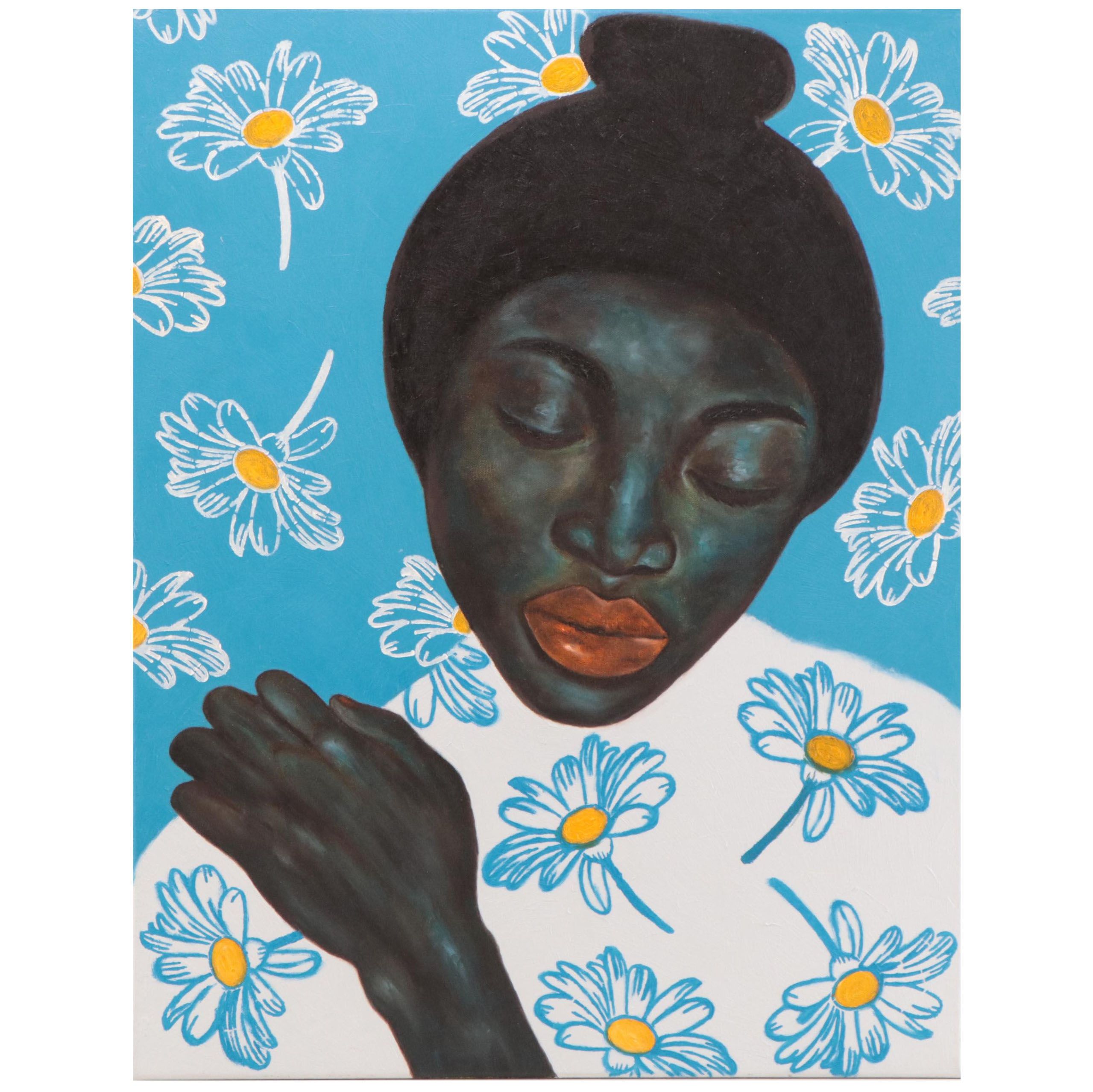 Oluwakemi Omowaire Oil Painting "To Transcend," 21st Century