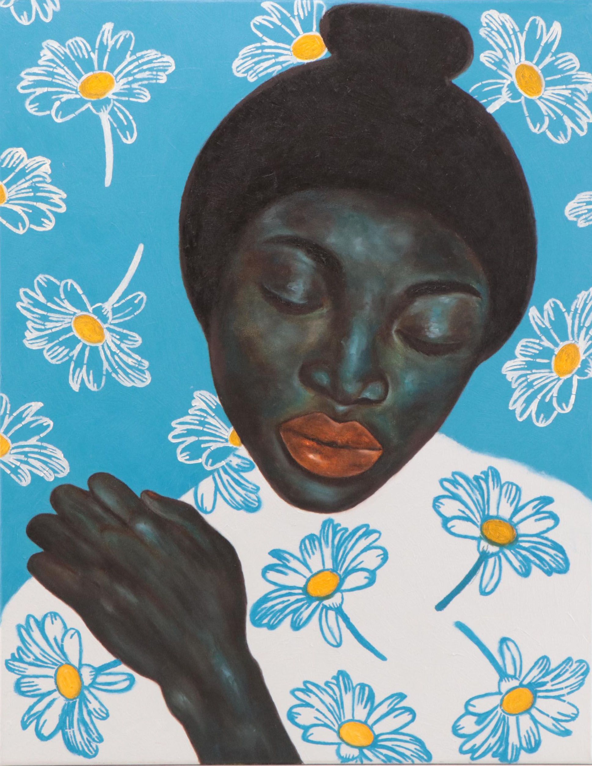 Oluwakemi Omowaire Oil Painting "To Transcend," 21st Century