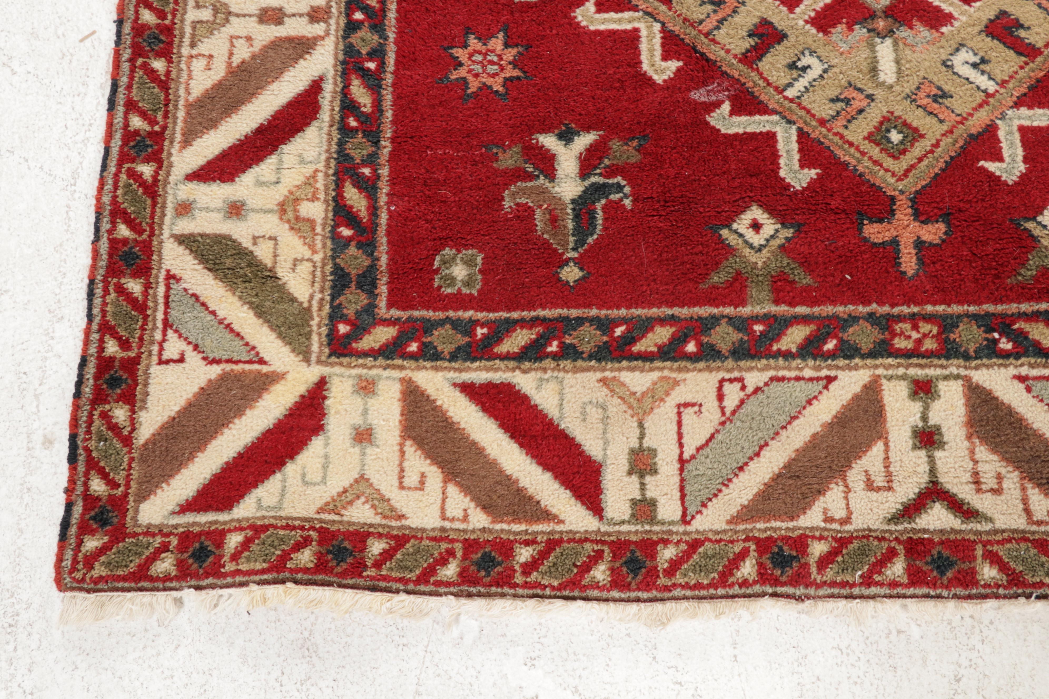 5'8 x 7'11 Hand-Knotted Afghan Baluch Area Rug