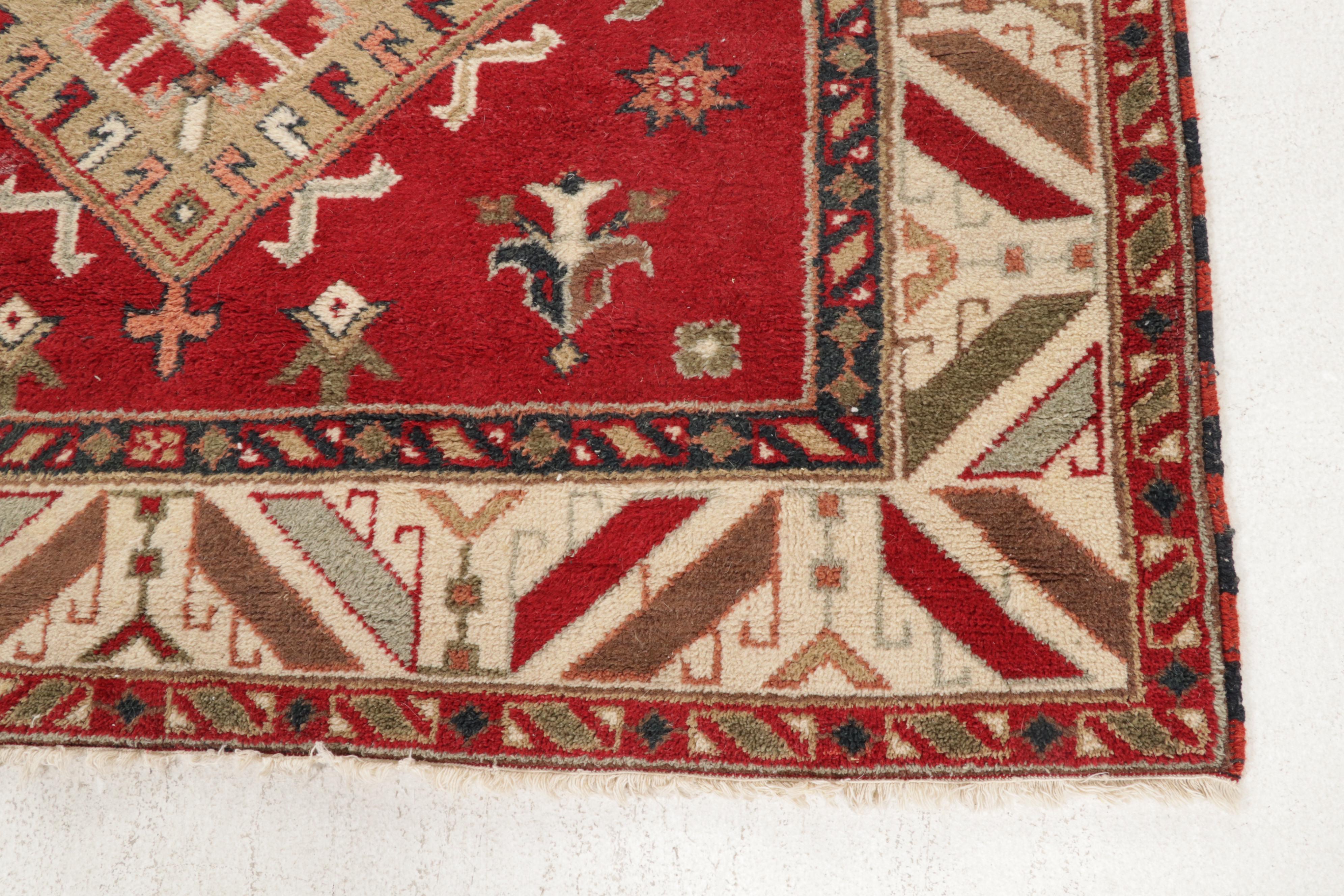 5'8 x 7'11 Hand-Knotted Afghan Baluch Area Rug