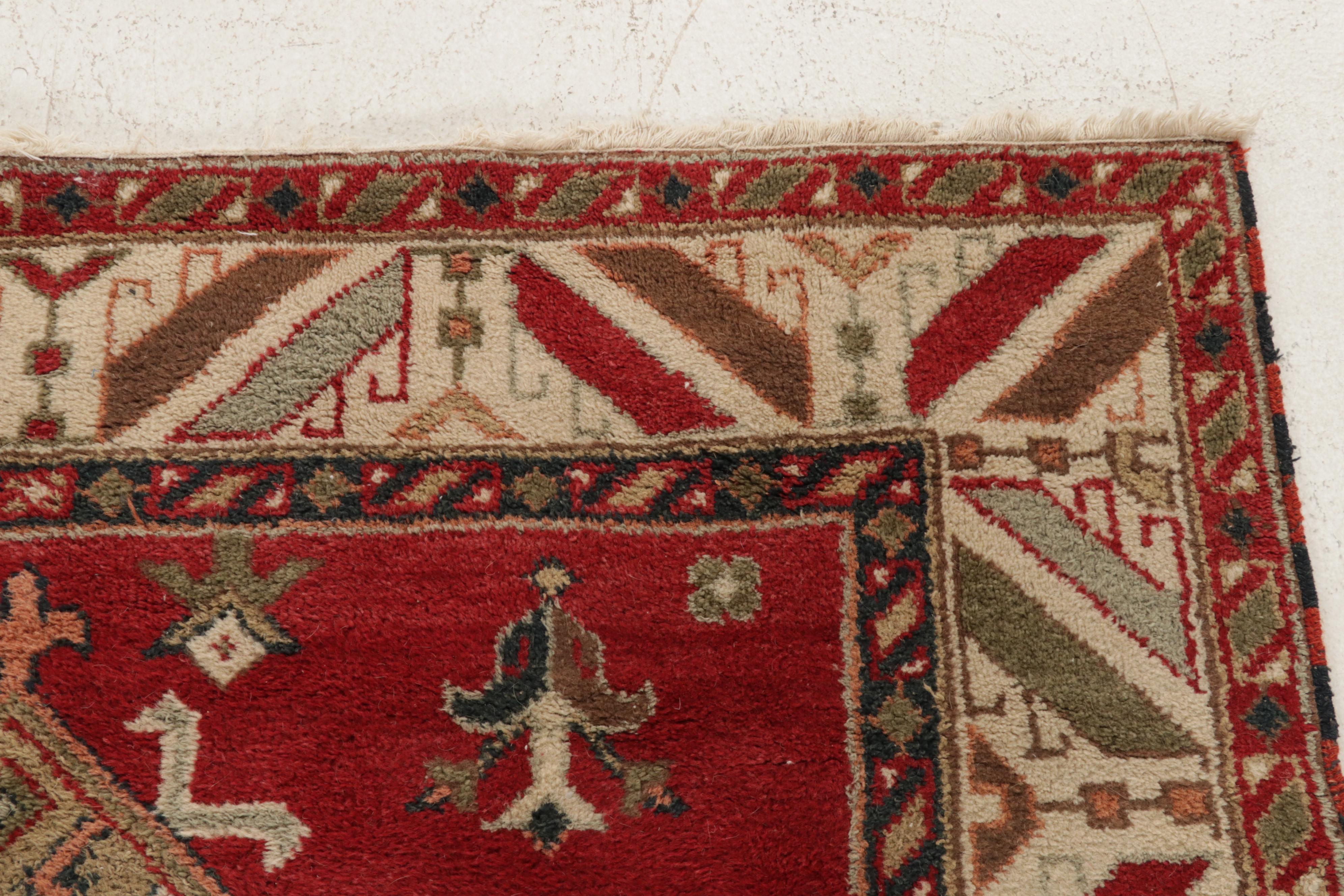 5'8 x 7'11 Hand-Knotted Afghan Baluch Area Rug