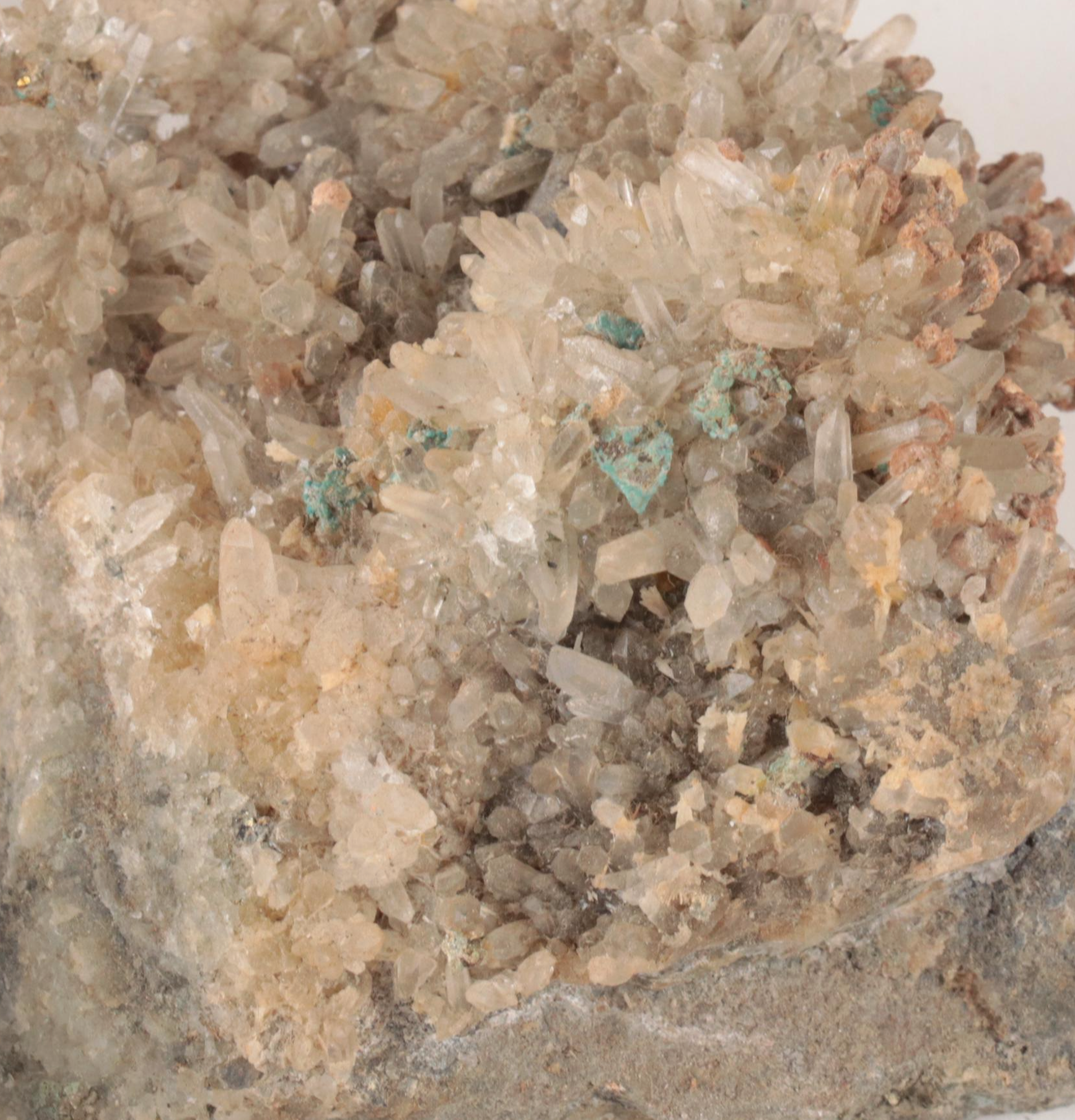 Calcite Sphalerite, Quartz and Tourmaline Quartz Specimens