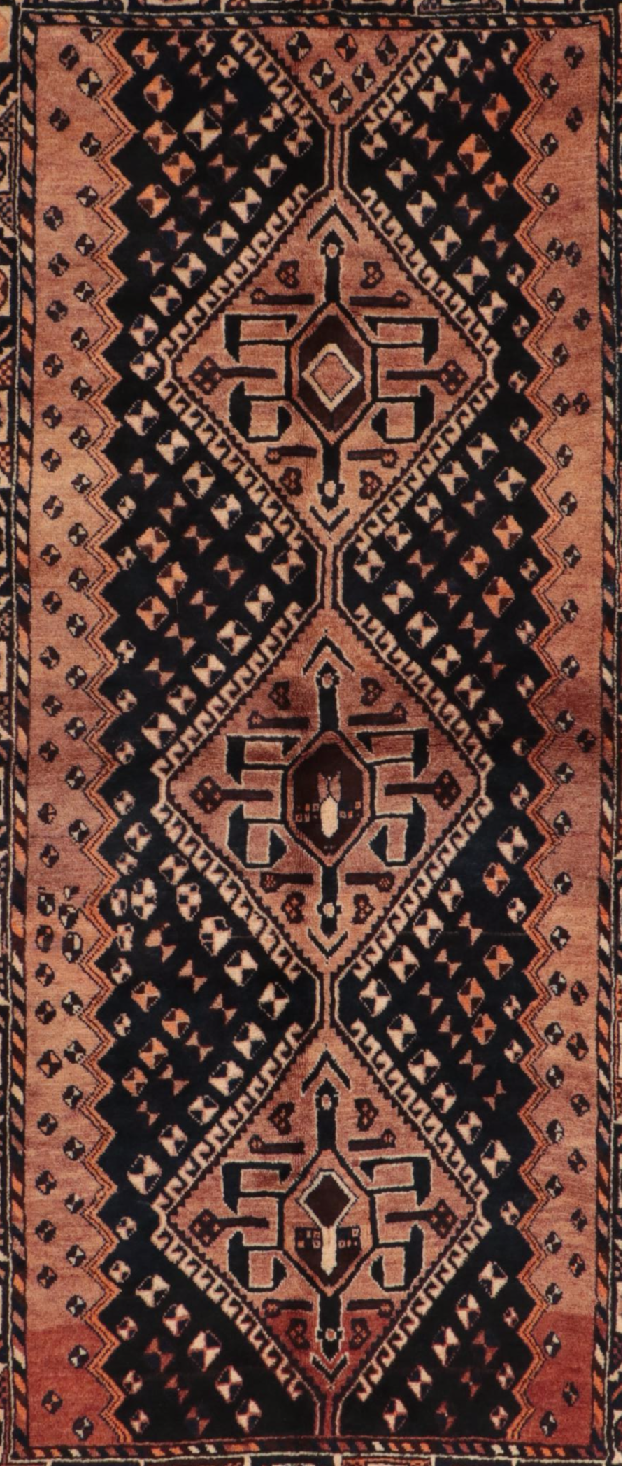 4'7 x 9'7 Hand-Knotted Persian Afshar Area Rug