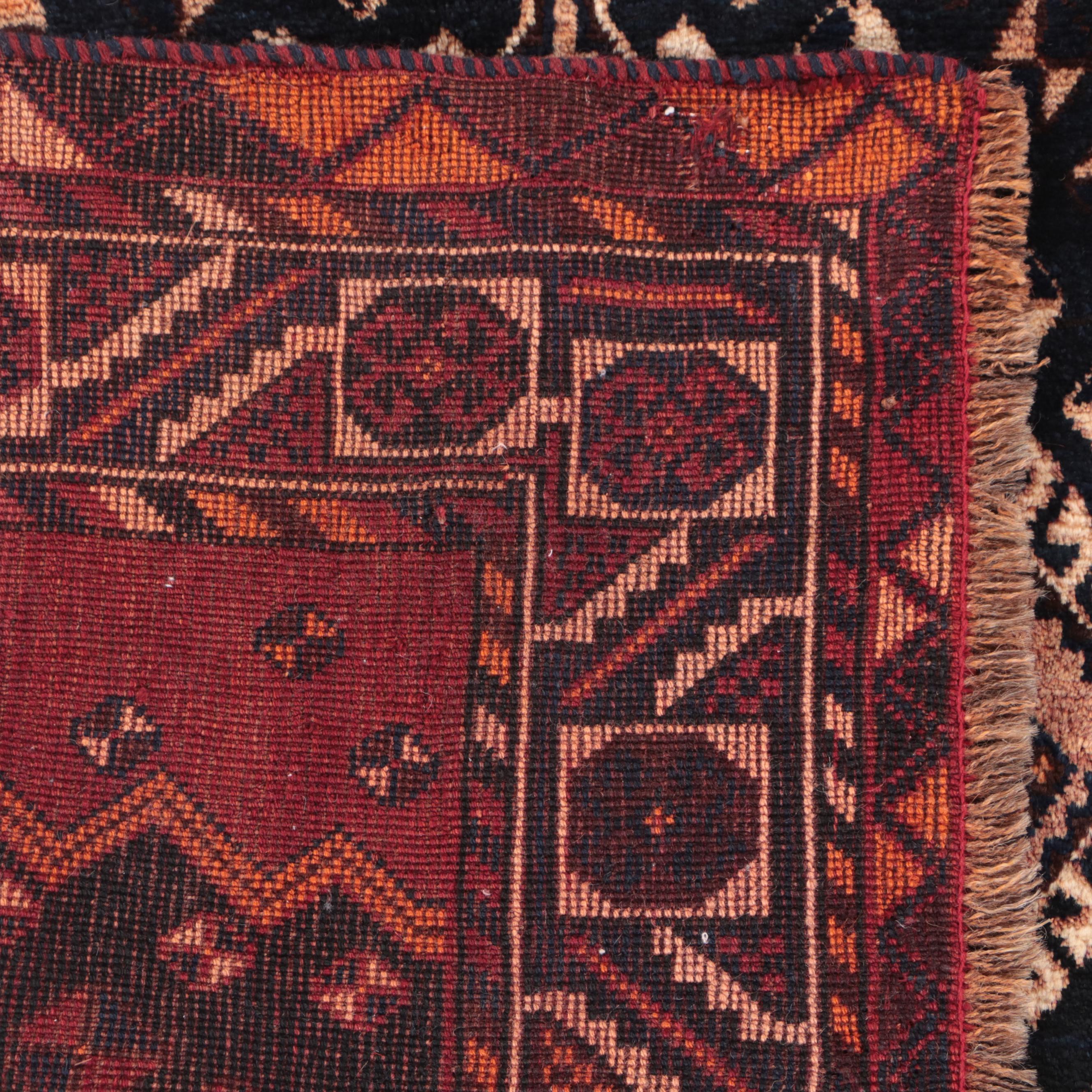 4'7 x 9'7 Hand-Knotted Persian Afshar Area Rug