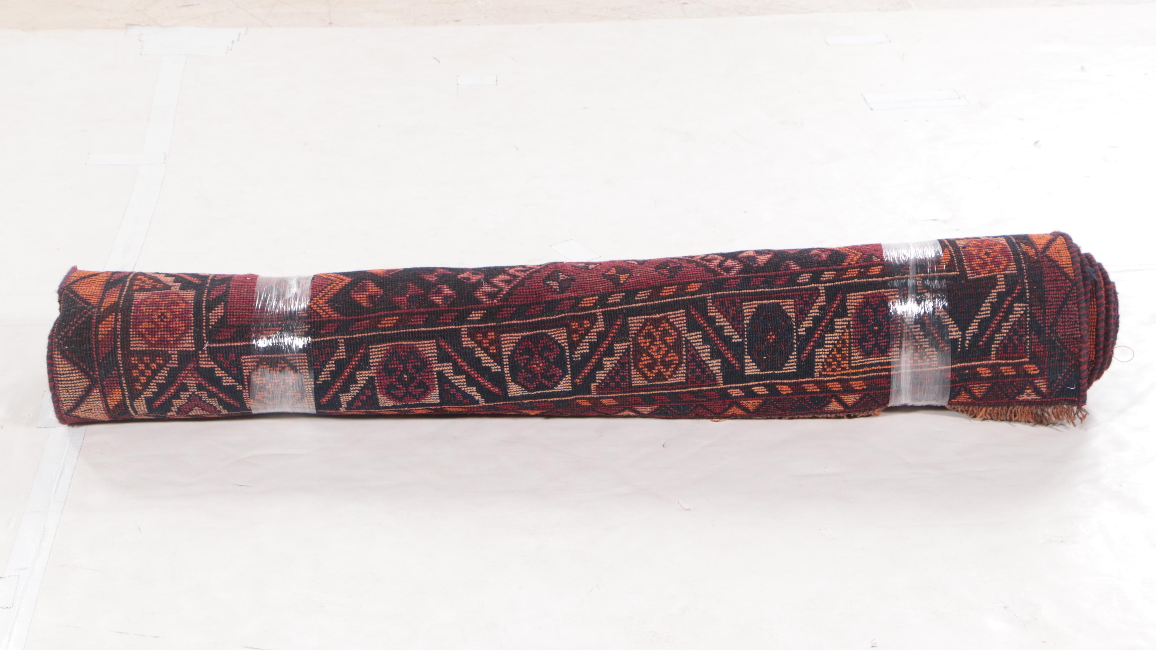 4'7 x 9'7 Hand-Knotted Persian Afshar Area Rug