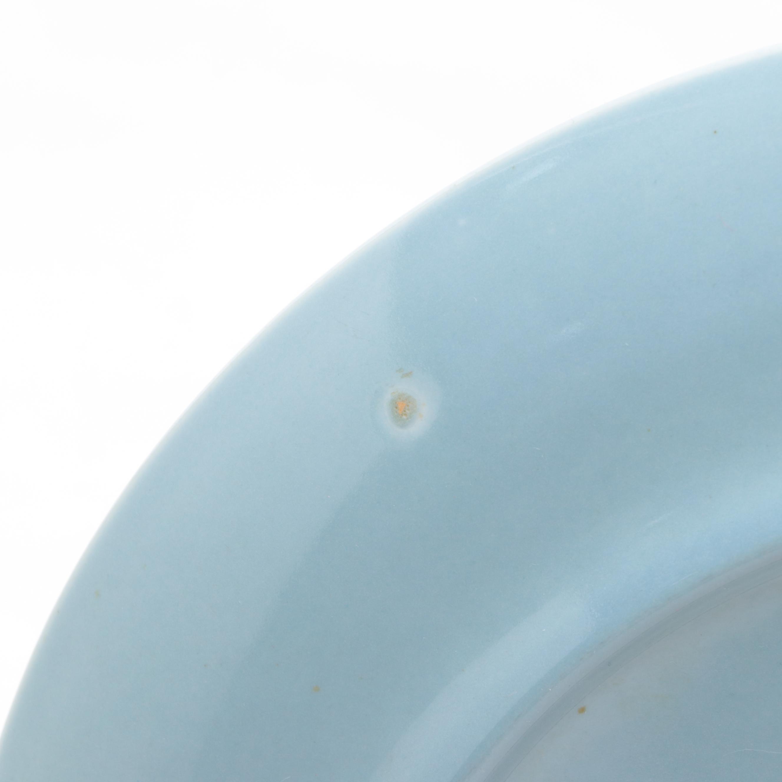 Russell Wright Iroquois China Plates with Haeger and Other Pottery