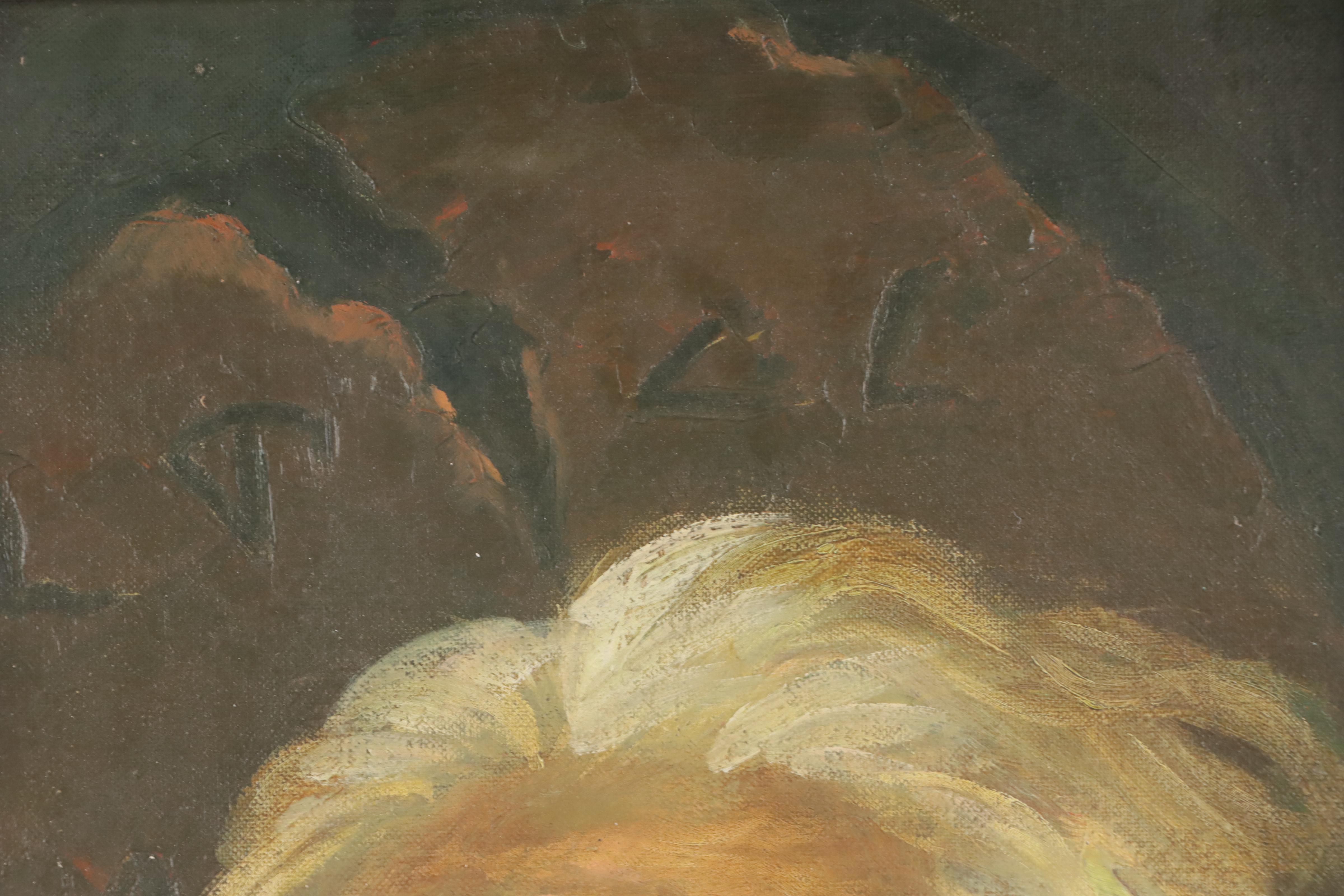 Portrait Oil Painting of Old Man