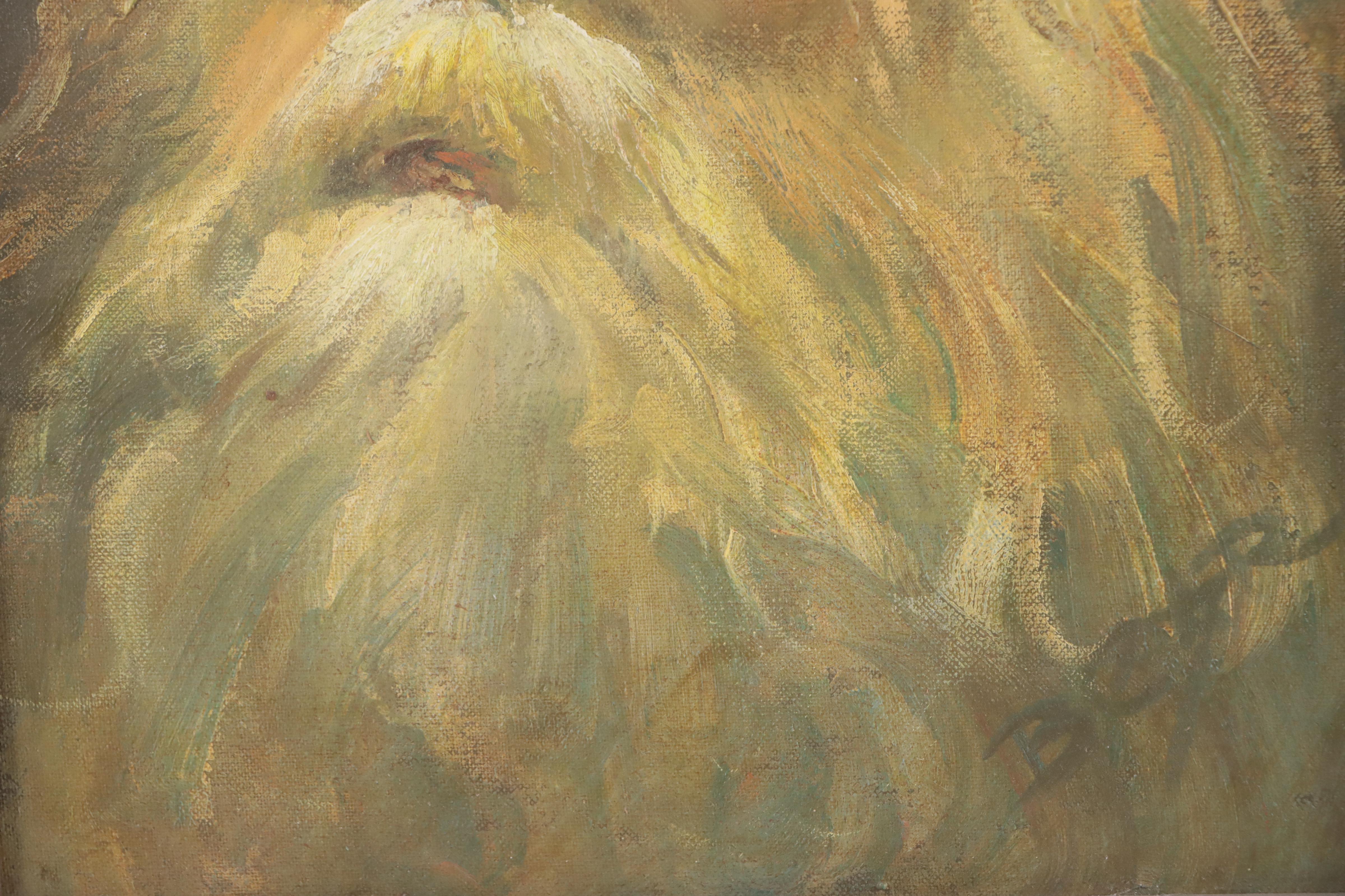 Portrait Oil Painting of Old Man