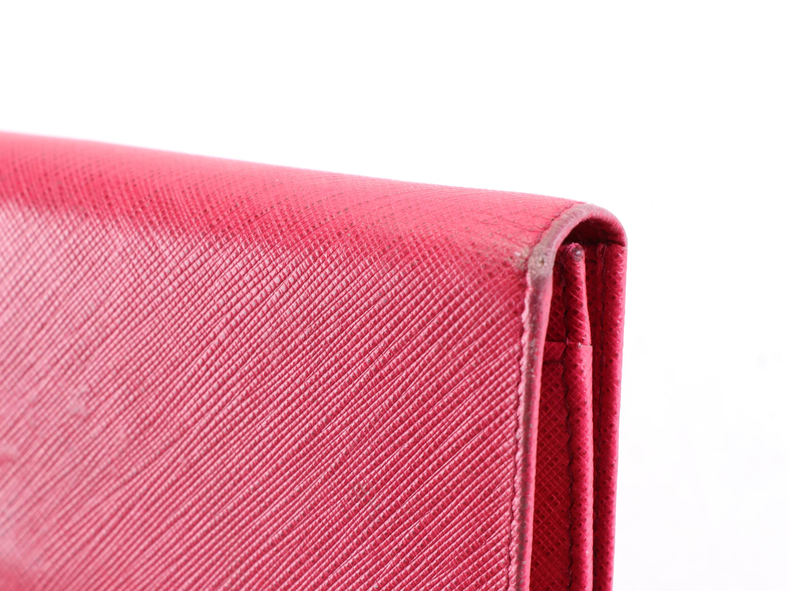 Salvatore Ferragamo Gancini Wallet in Saffiano Leather with Box