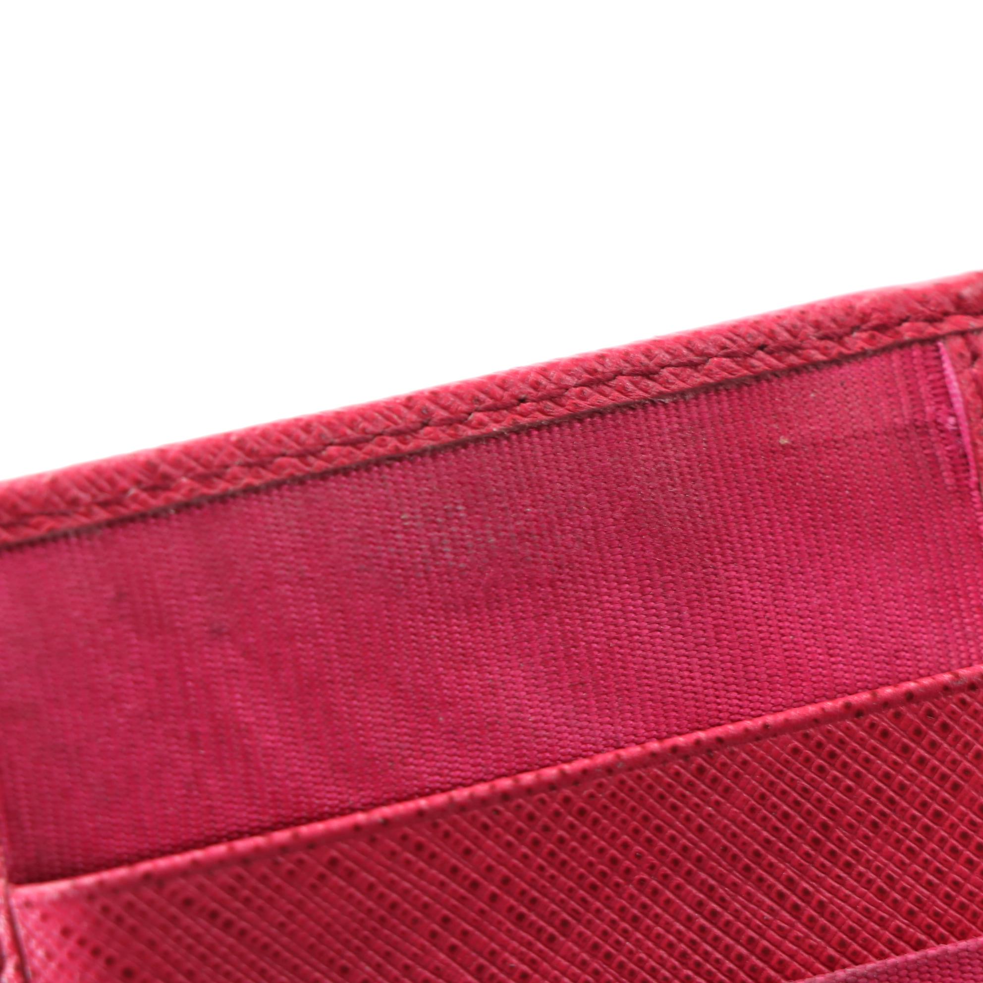 Salvatore Ferragamo Gancini Wallet in Saffiano Leather with Box