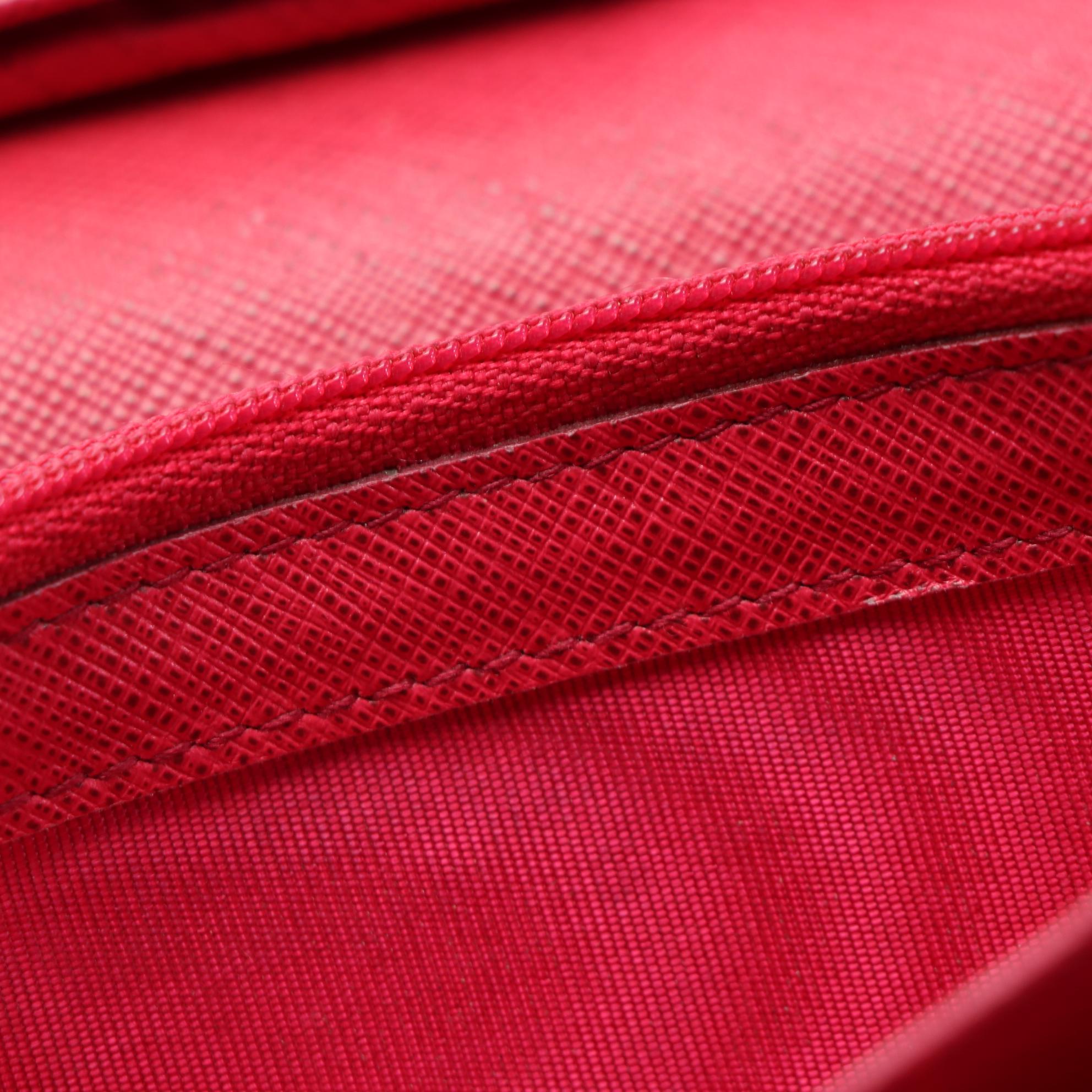 Salvatore Ferragamo Gancini Wallet in Saffiano Leather with Box