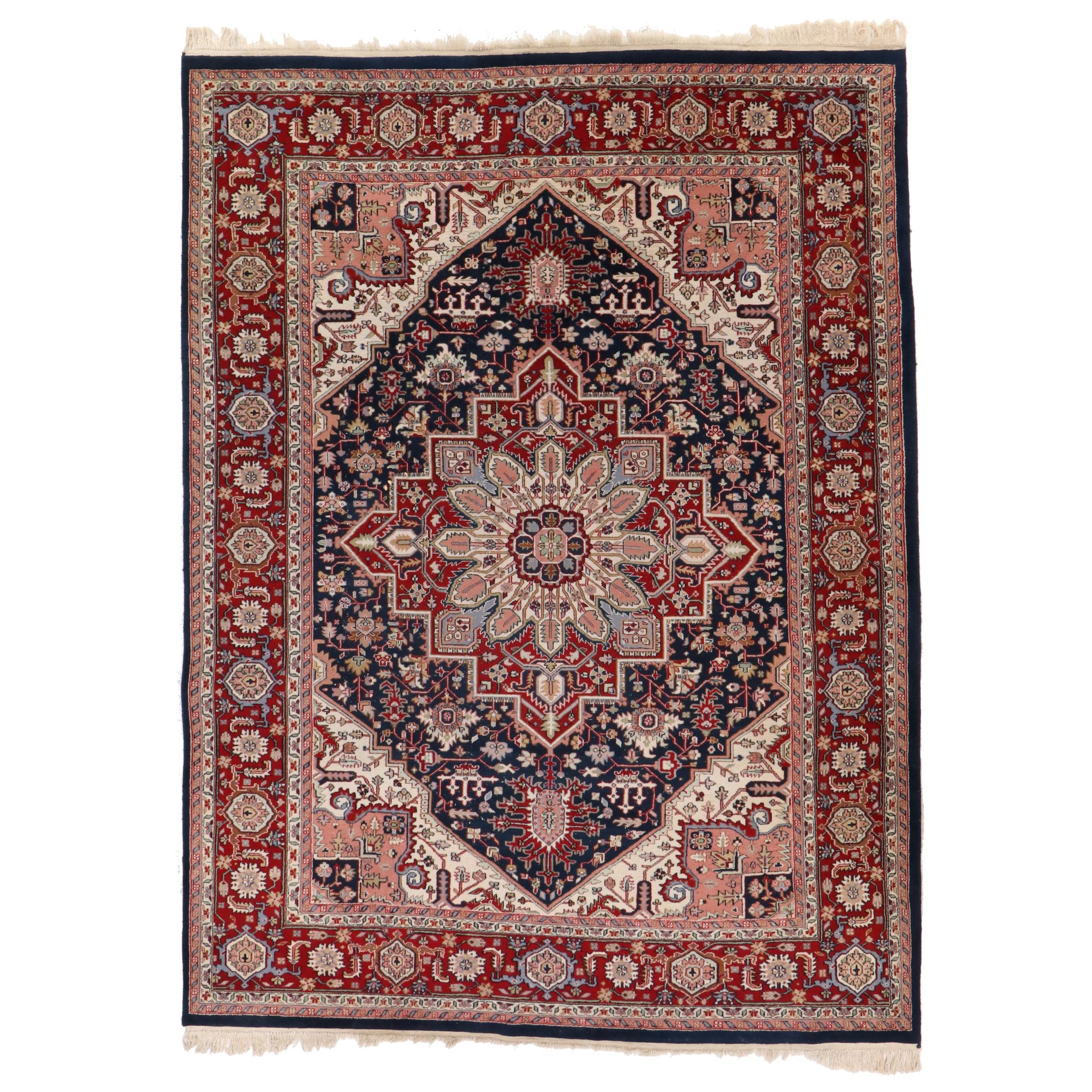 8'9 x 12'2 Hand-Knotted Persian Heriz Room Sized Rug