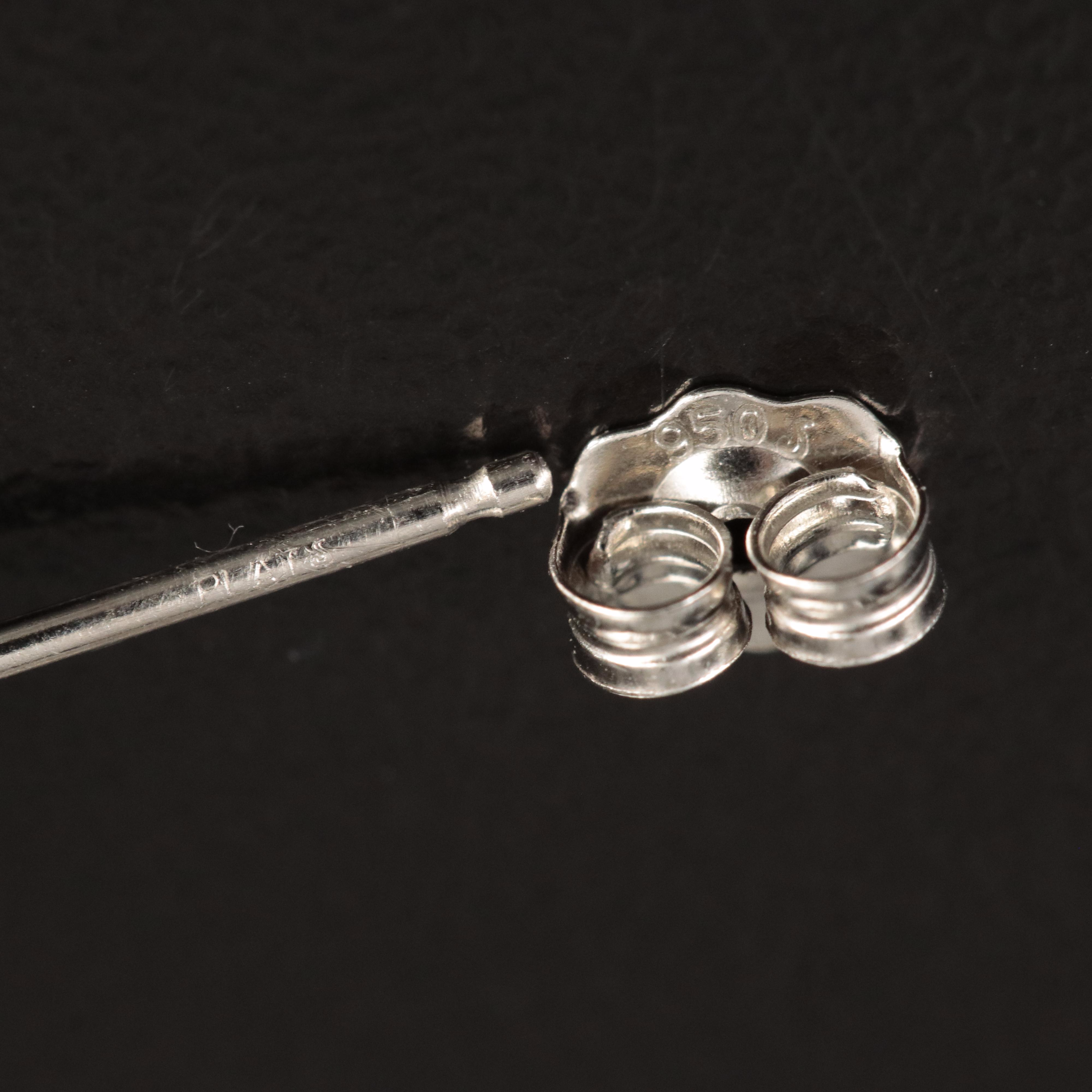 Platinum 2.00 CTW Lab Grown Diamond Stud Earrings with IGI Reports