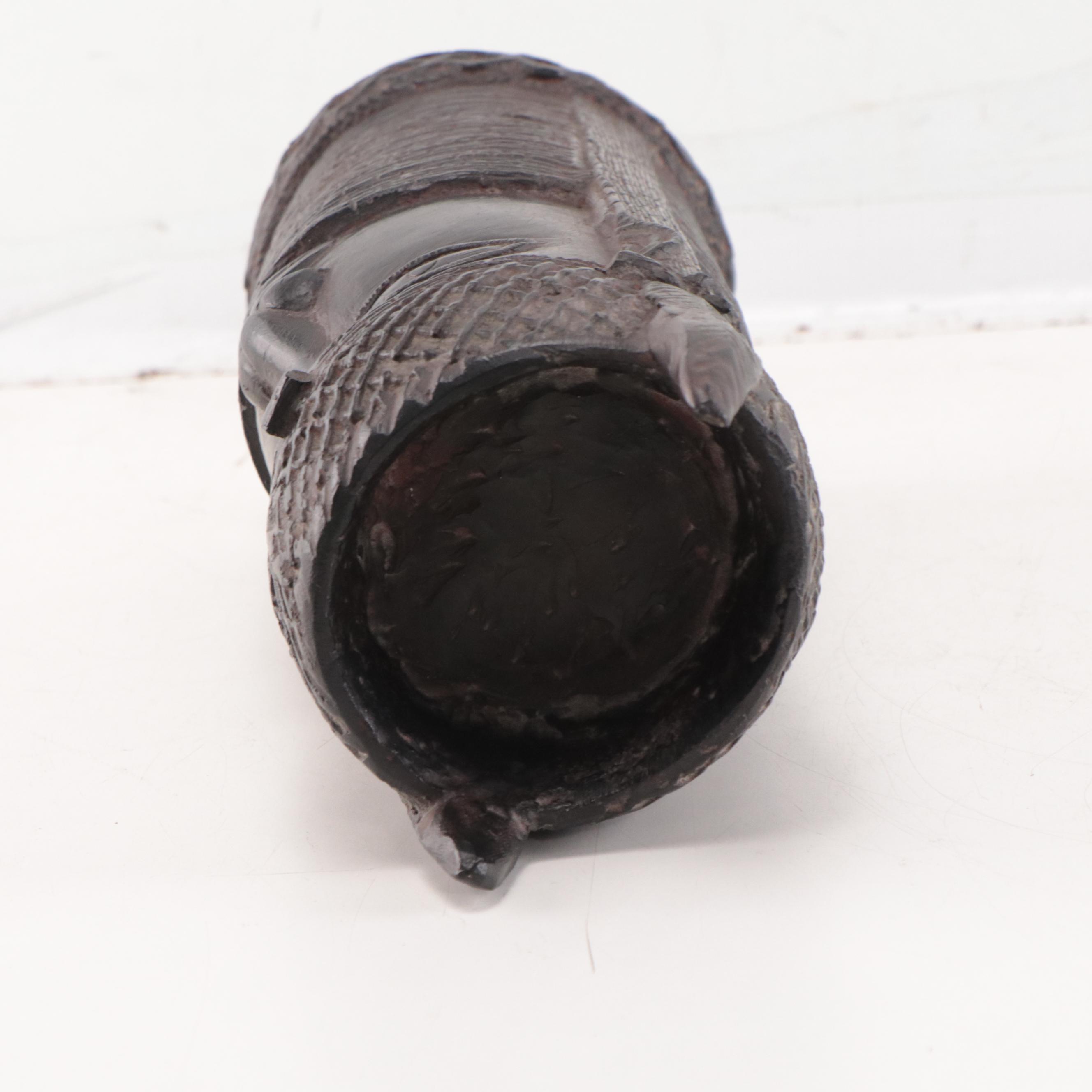 Austin Productions Inc. Cast Plaster of Benin Sculpture, Late 20th Century