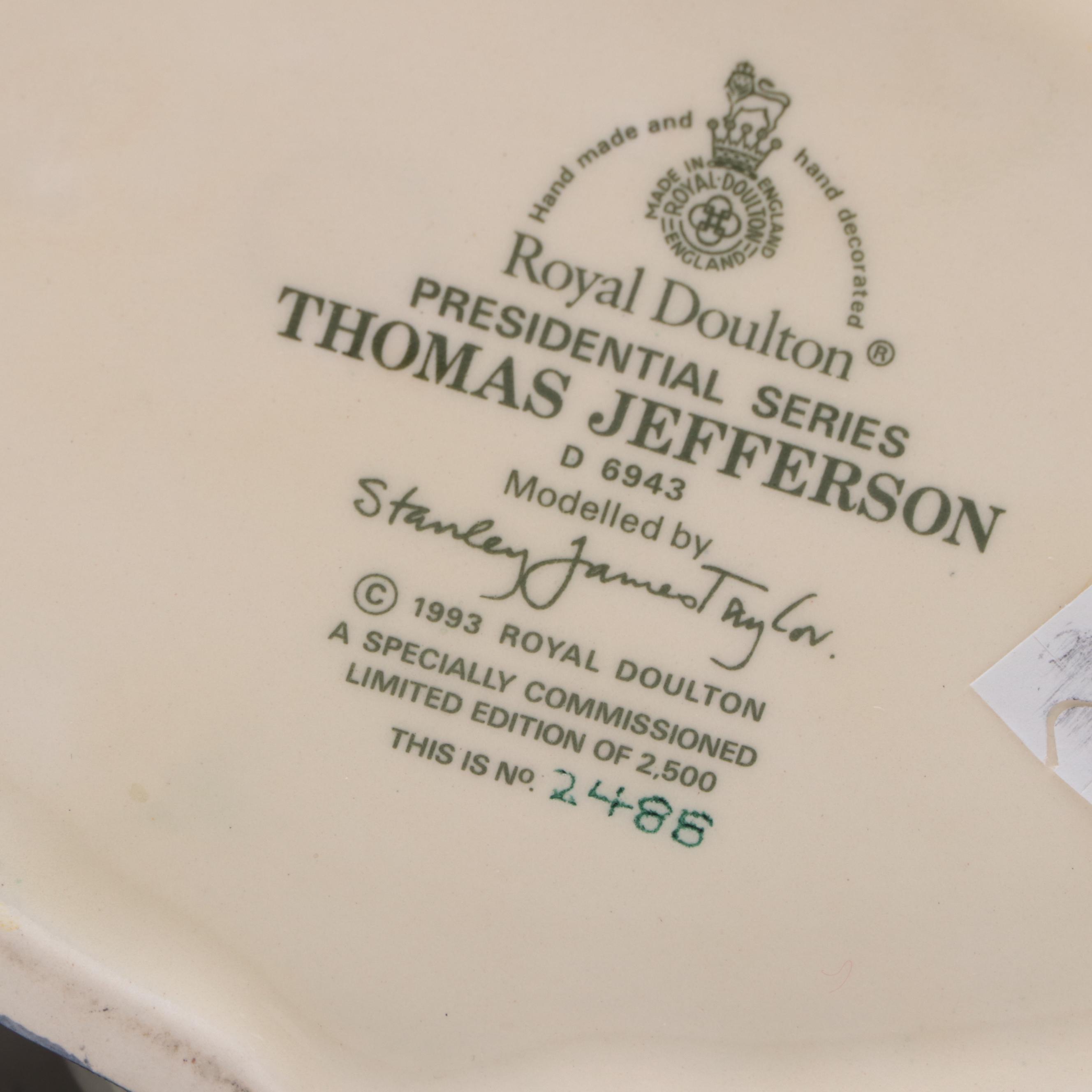 Royal Doulton Character Jugs and Fitz & Floyd Columbus Teapot with Other Décor