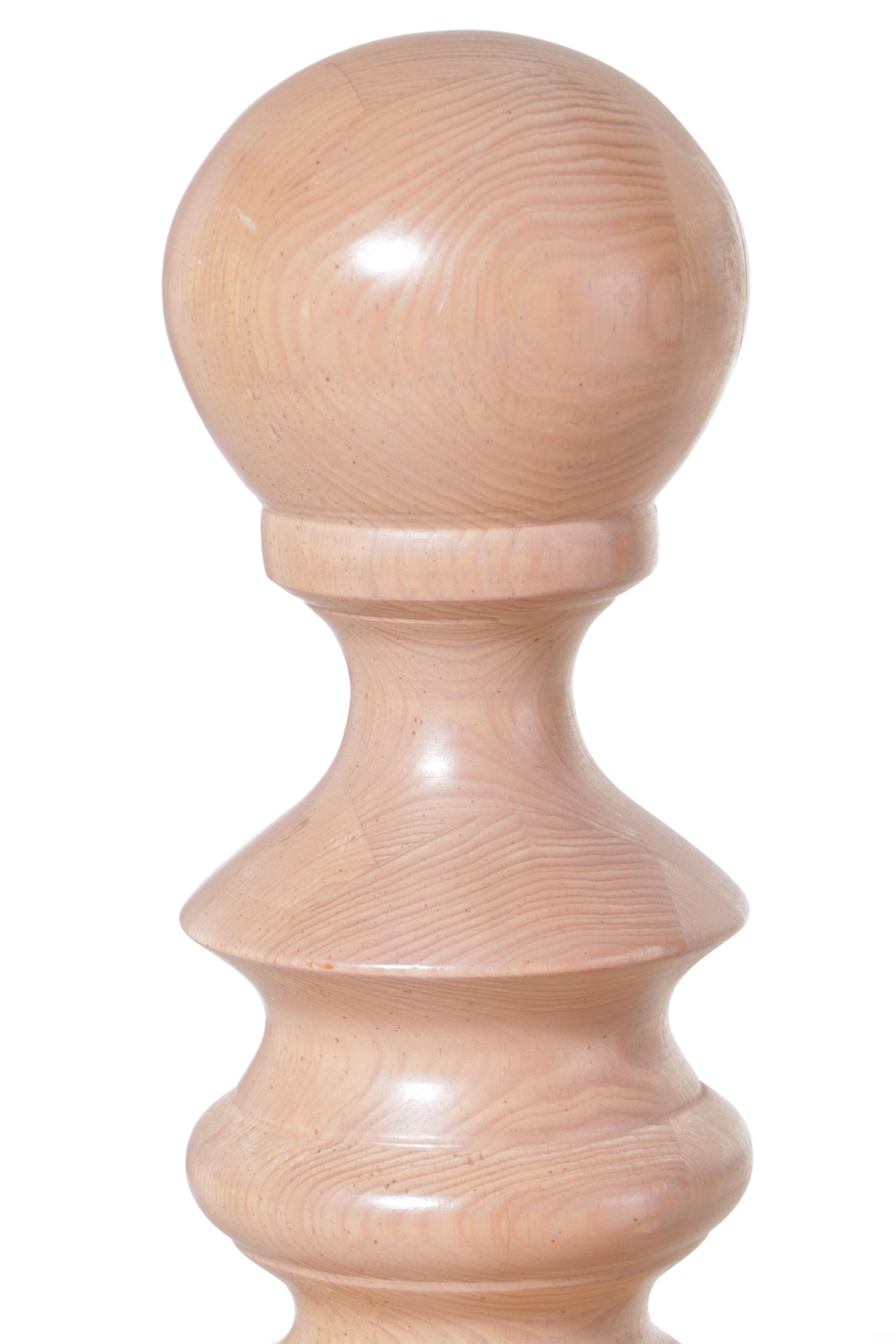 Santa Fe Cerused Pine Queen Size Bed Frame, Late 20th Century