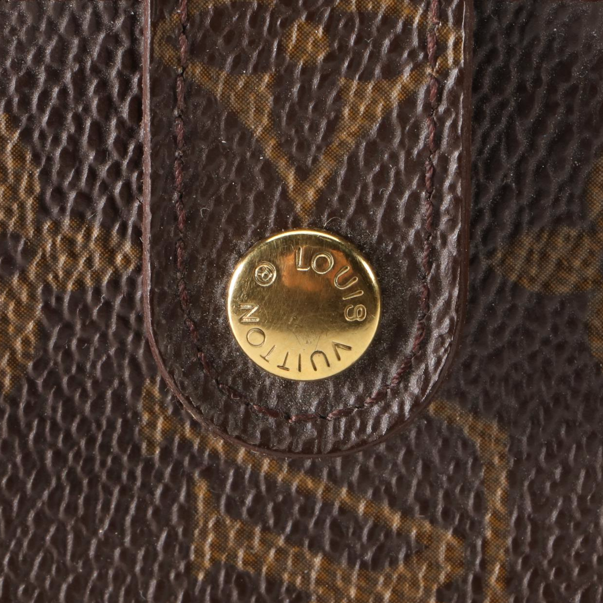 Louis Vuitton Agenda Poche Cover in Monogram Canvas and Leather with Box