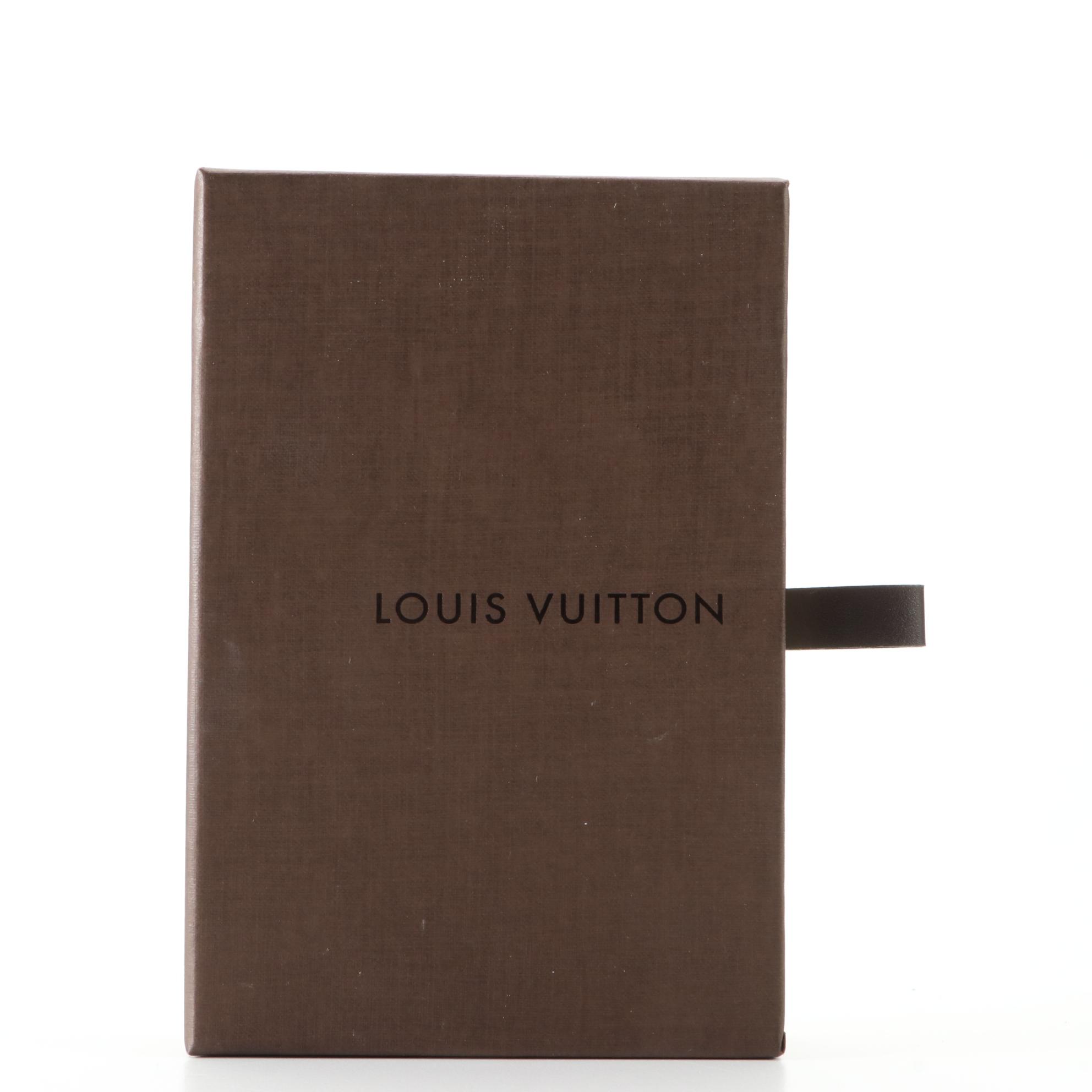 Louis Vuitton Agenda Poche Cover in Monogram Canvas and Leather with Box
