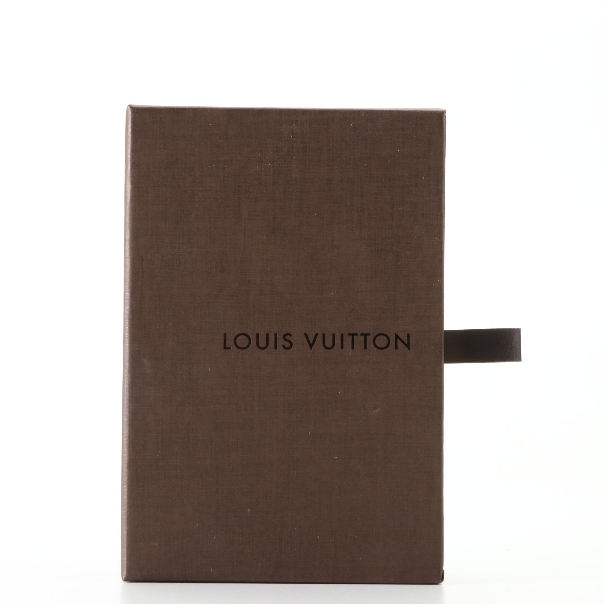 Louis Vuitton Agenda Poche Cover in Monogram Canvas and Leather with Box
