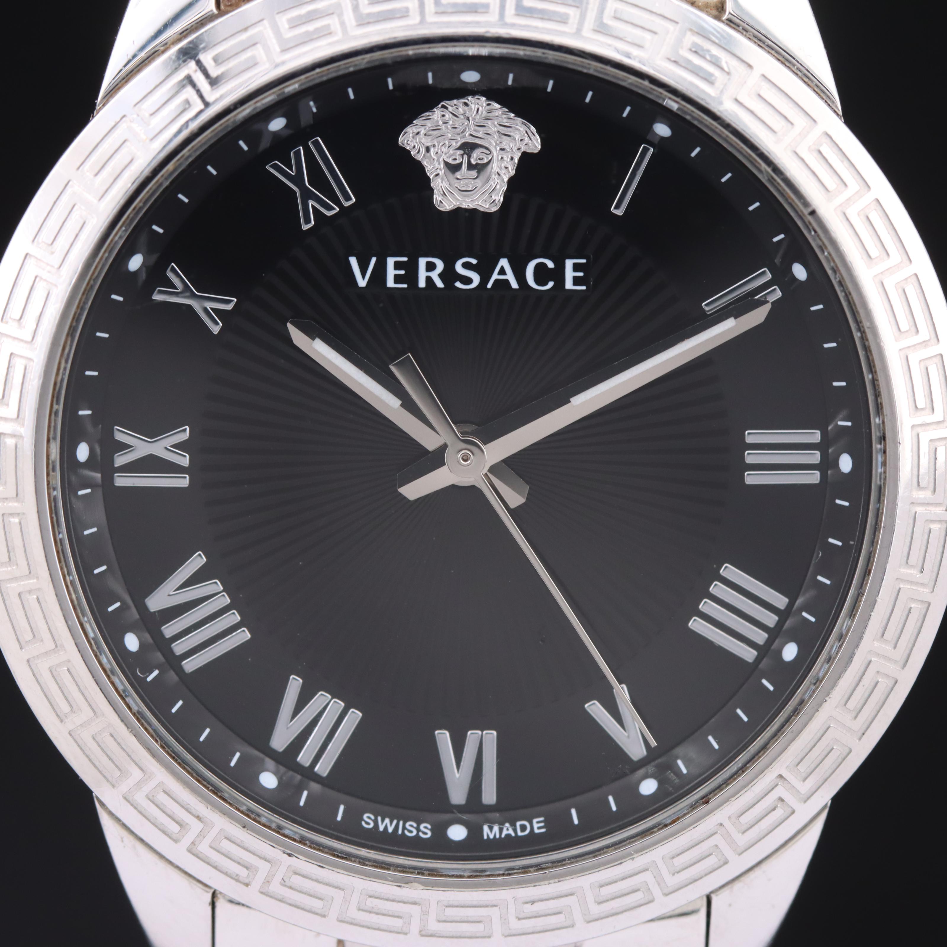 Versace Greca Stainless Steel Watch