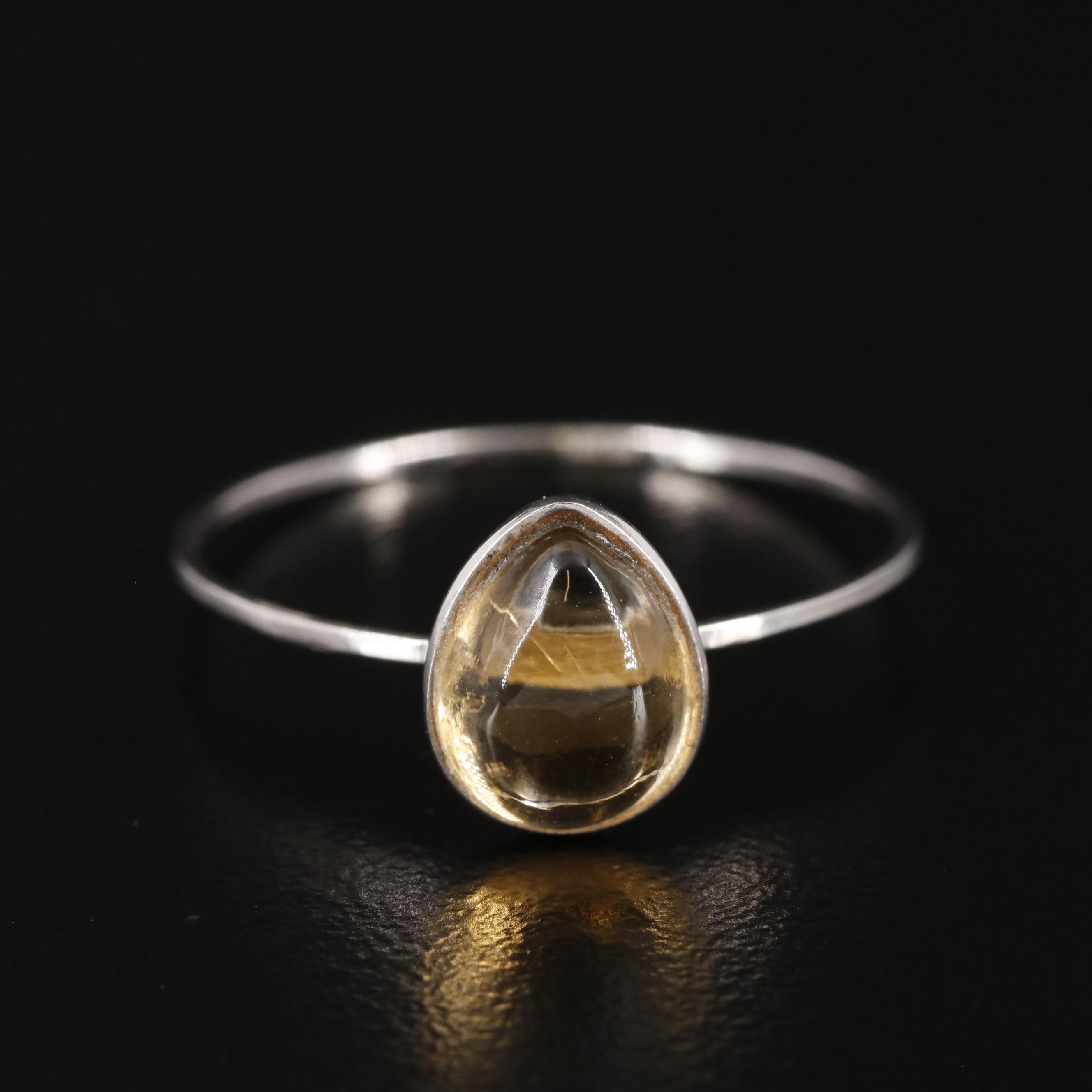 14K Citrine Ring