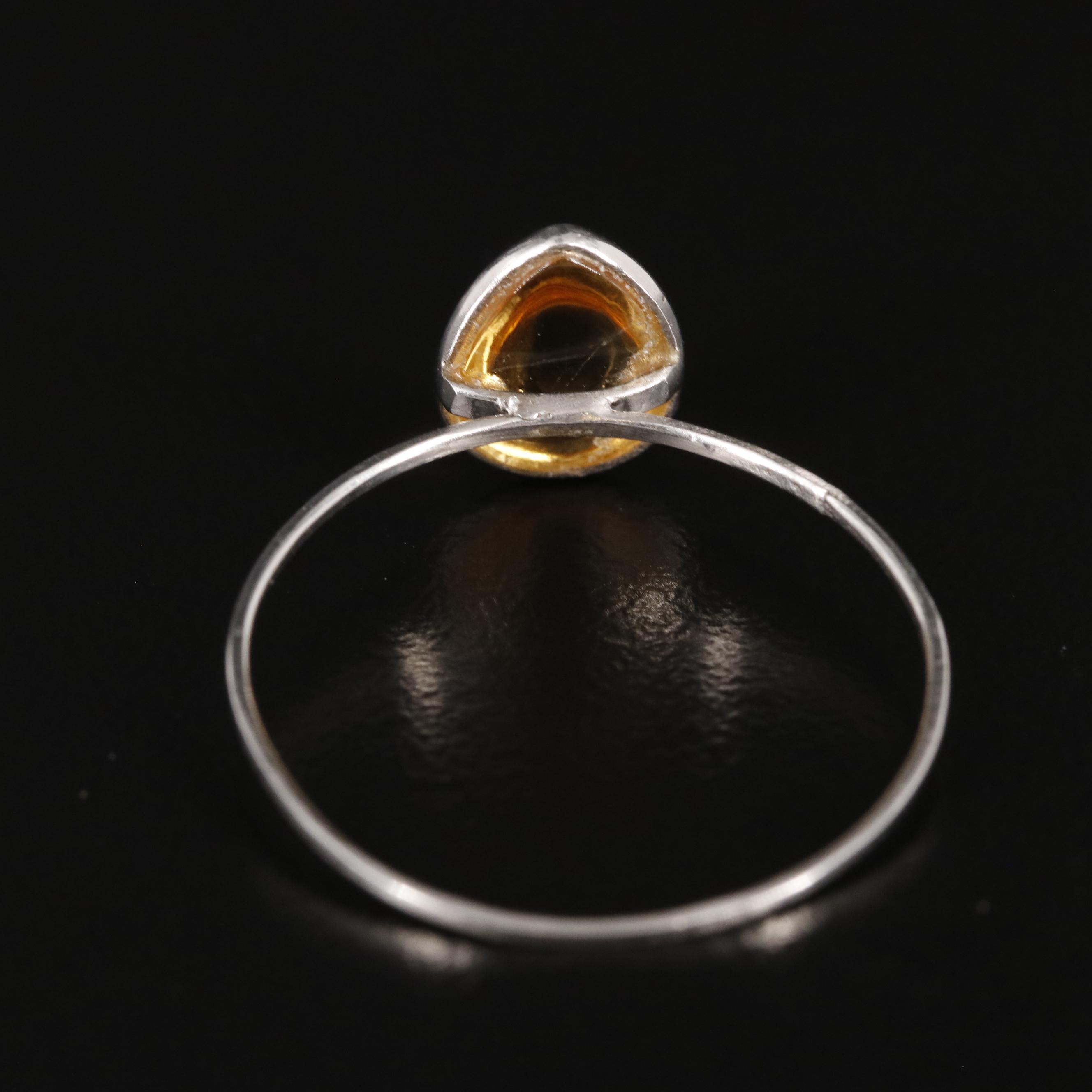 14K Citrine Ring
