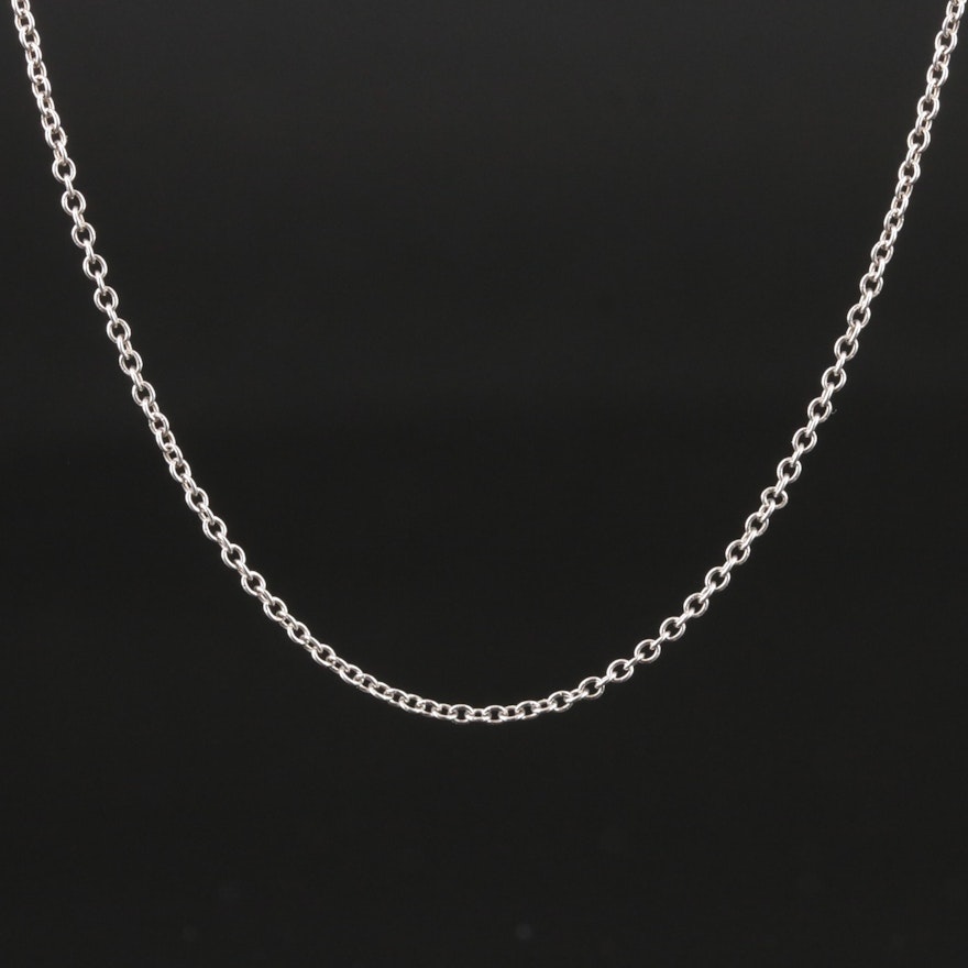 Sterling Cable Chain Necklace