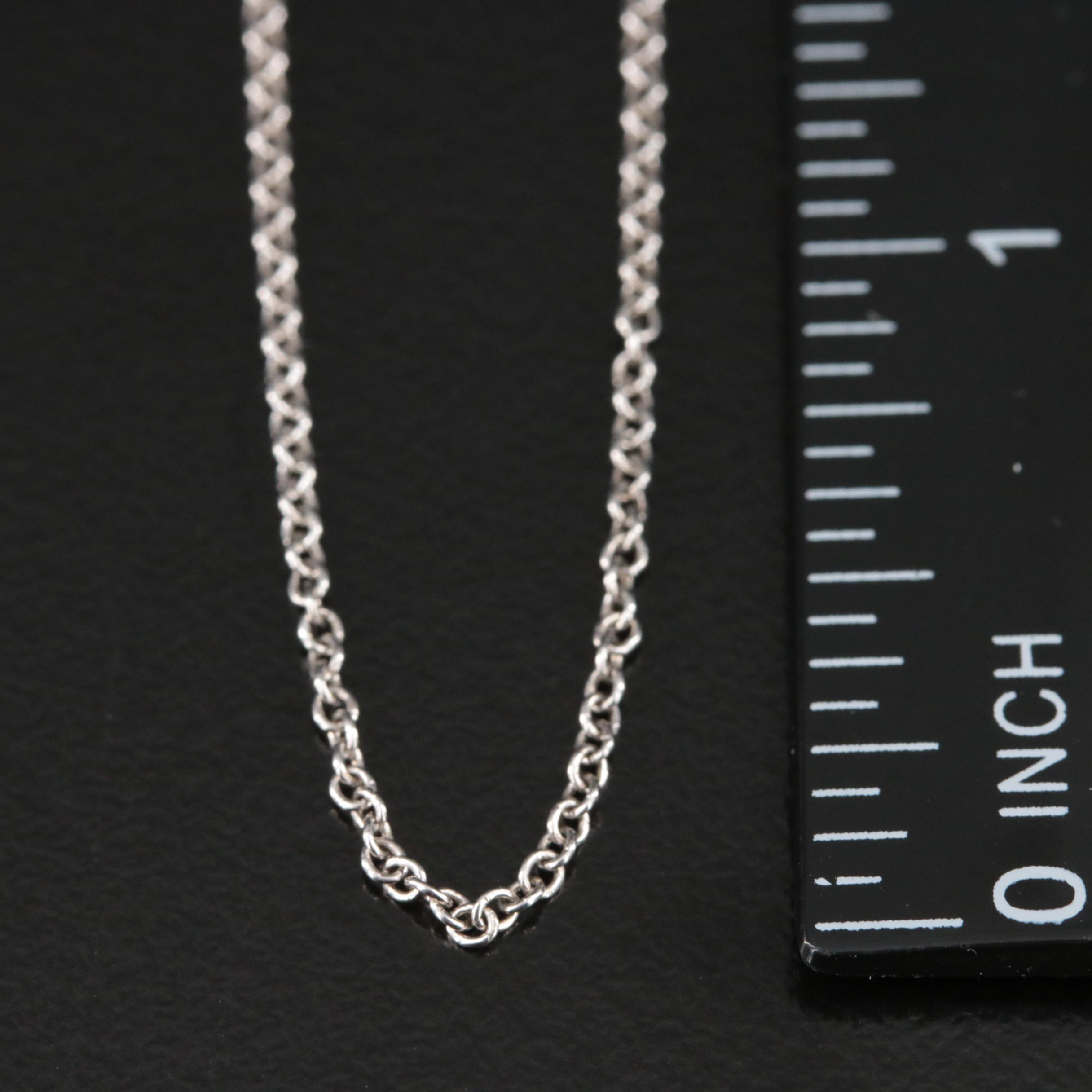 Sterling Cable Chain Necklace