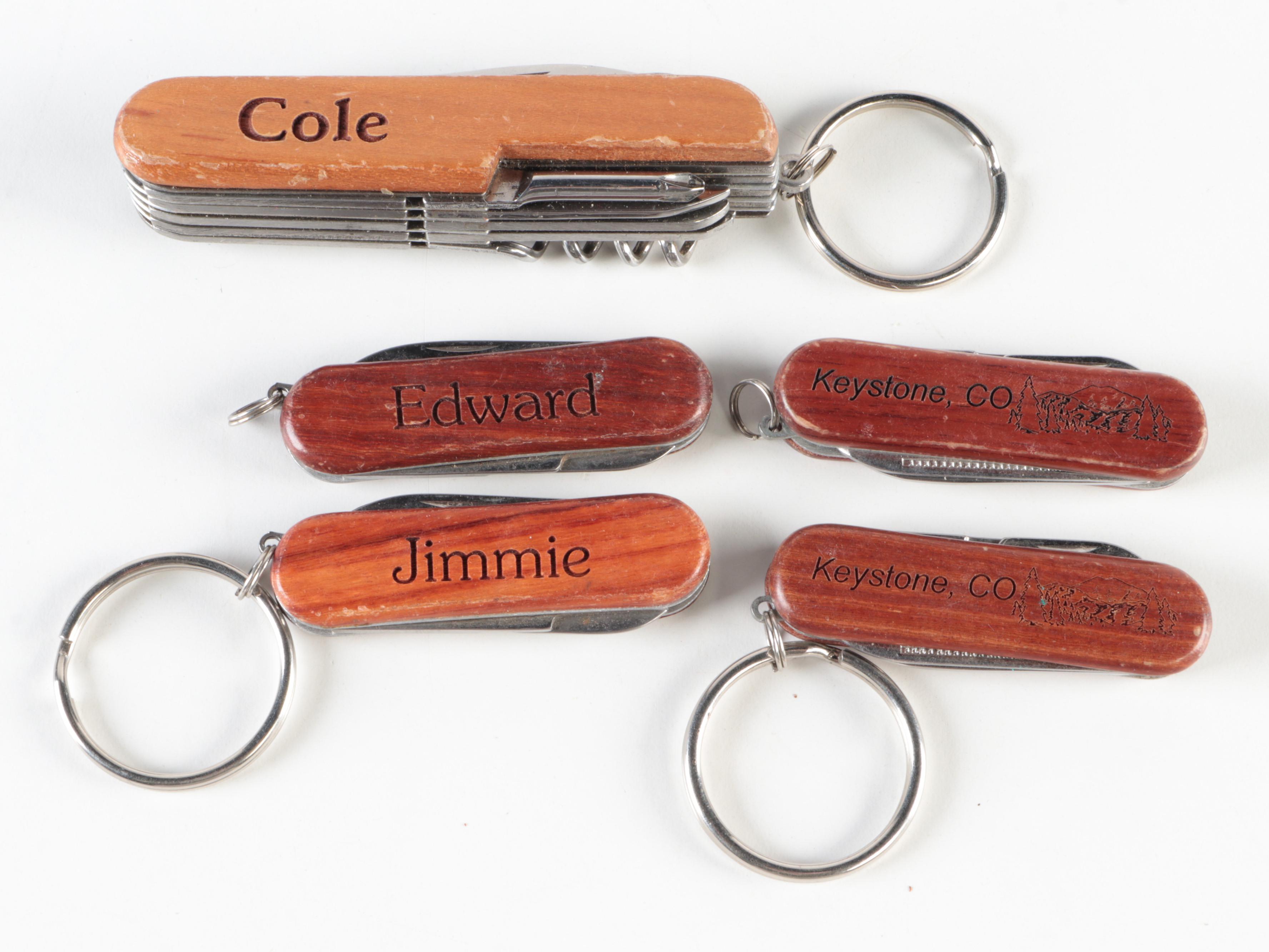 Wenger and Other Swiss Army Knives with Souvenir Pocket Knives